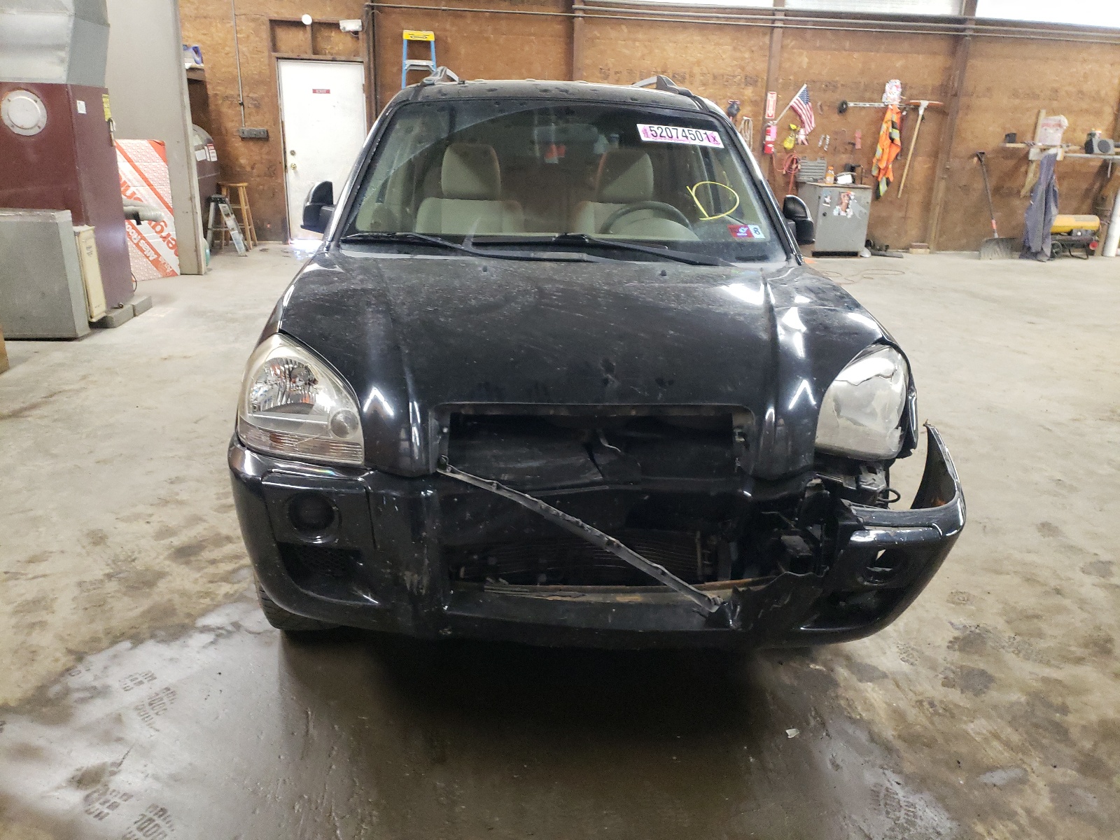 Photo 9 from auction – 2007 HYUNDAI TUCSON GLS with VIN KM8JM72B47U566693