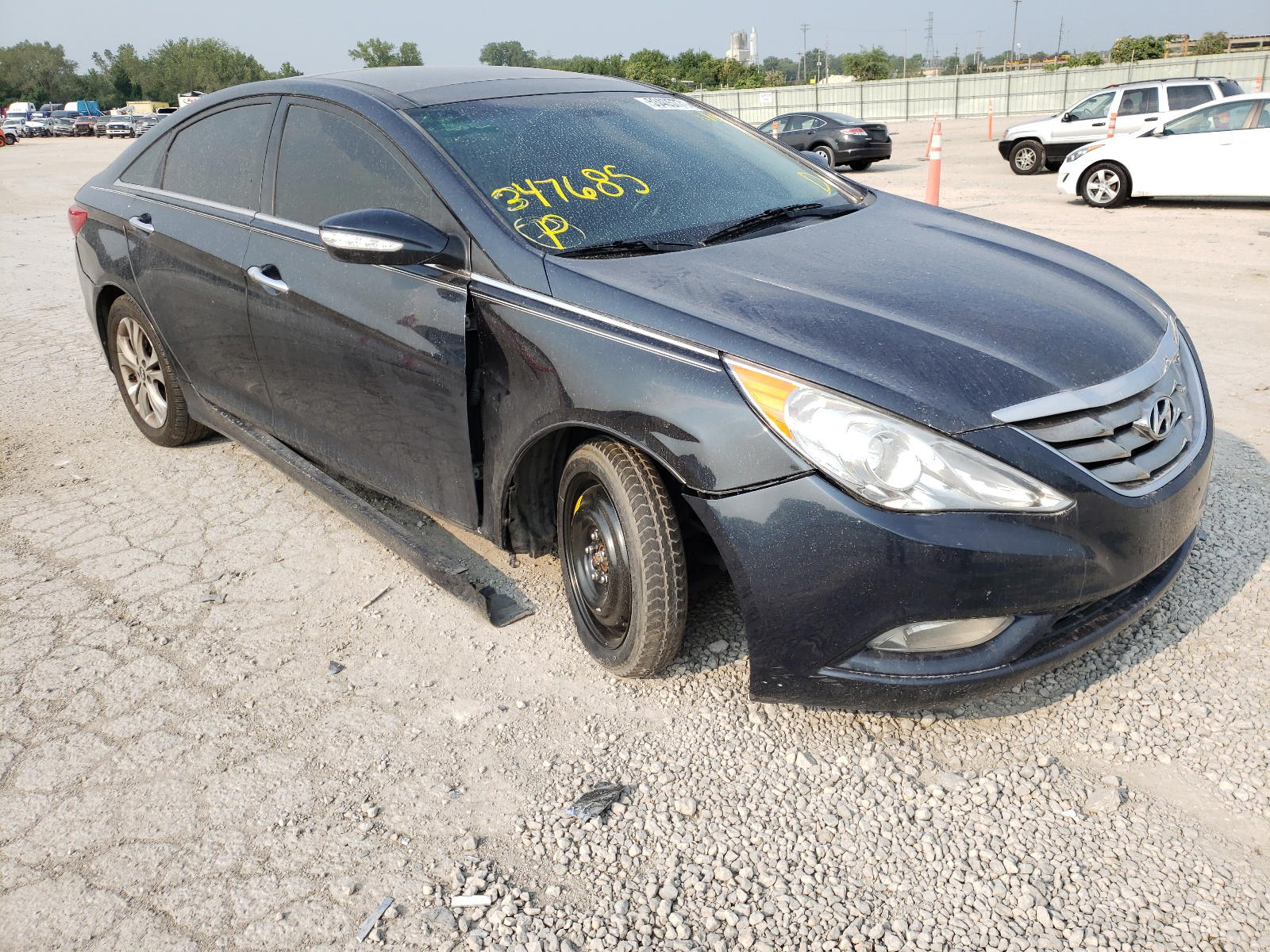 HYUNDAI SONATA SE 2012 with VIN 5NPEC4AC9CH347685 - Photo from auction
