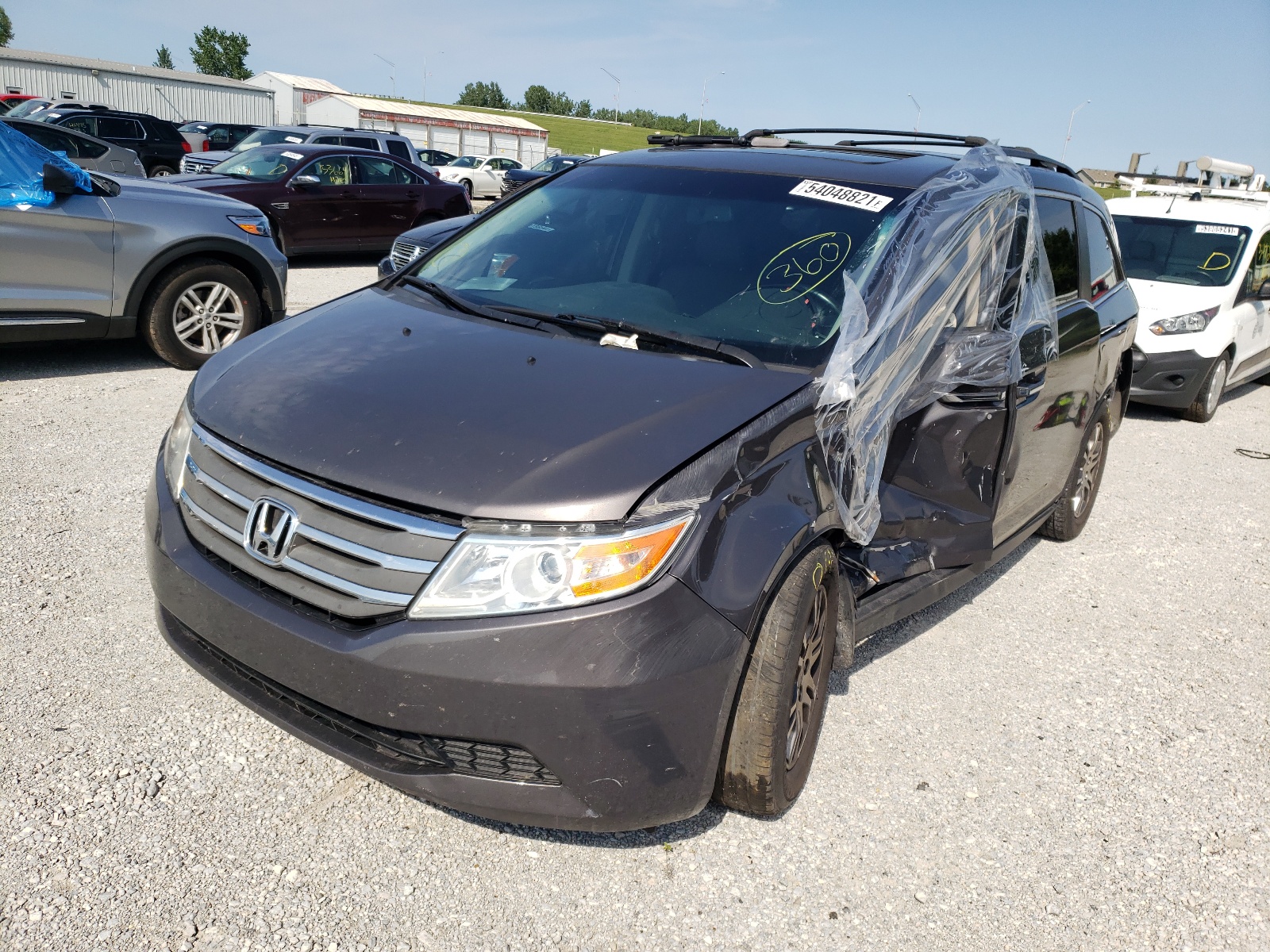 Photo 9 from auction – 2012 HONDA ODYSSEY EX with VIN 5FNRL5H61CB092746