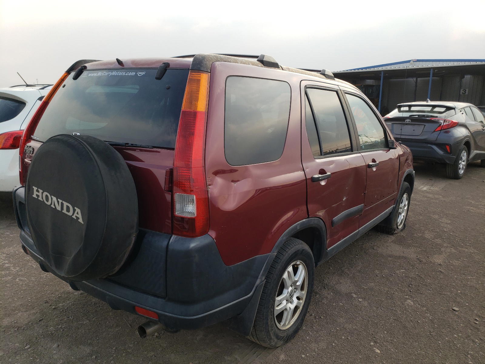 Photo 4 from auction – 2003 HONDA CRV with VIN JHLRD78833C012311