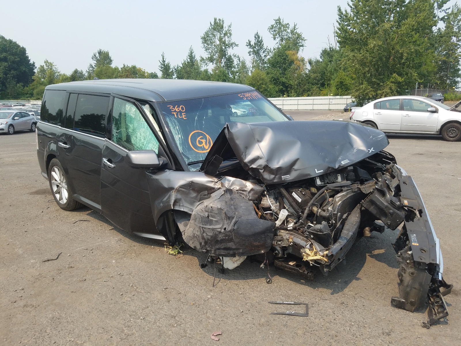 FORD FLEX LIMIT 2018 with VIN 2FMHK6D84JBA13488 - Photo from auction
