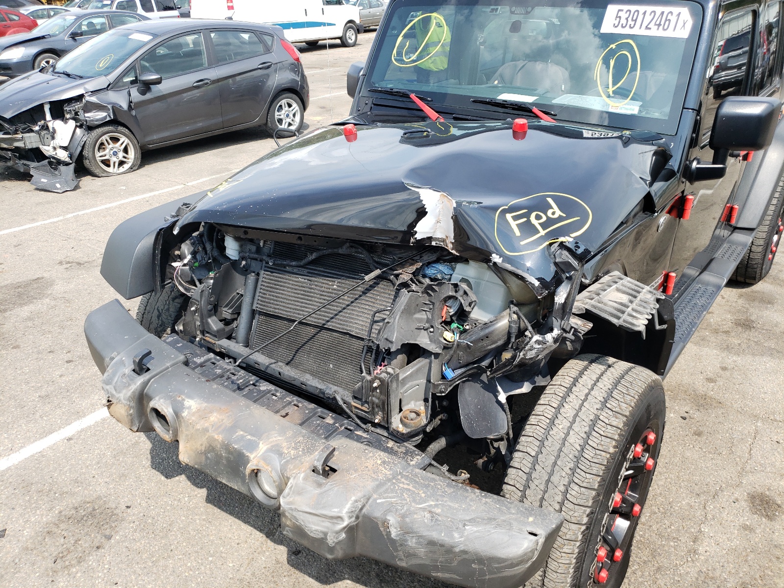 Photo 9 from auction – 2017 JEEP WRANGLER with VIN 1C4BJWDG0HL632359