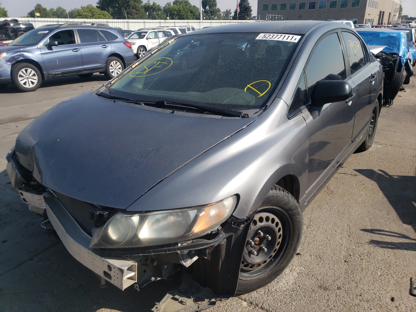 Photo 2 from auction – 2010 HONDA CIVIC VP with VIN 19XFA1F36AE070917