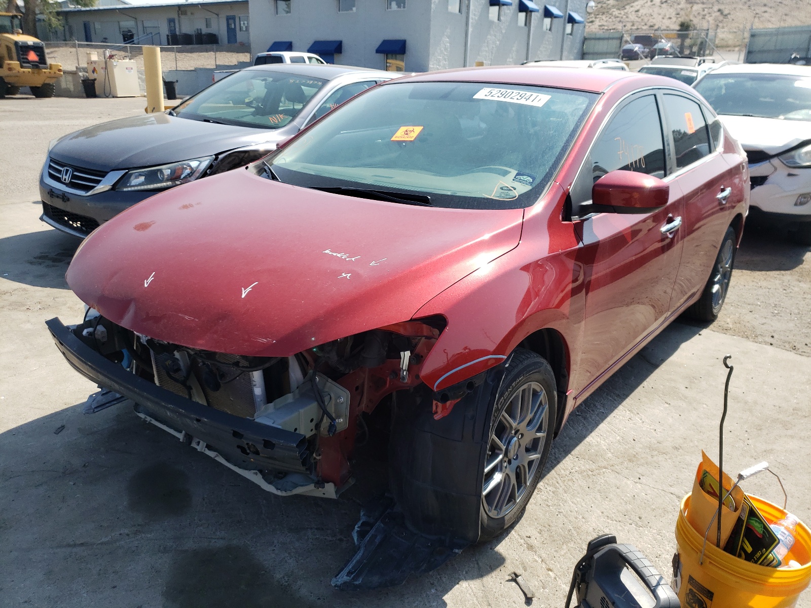 Photo 2 from auction – 2014 NISSAN SENTRA S with VIN 3N1AB7AP6EY305764