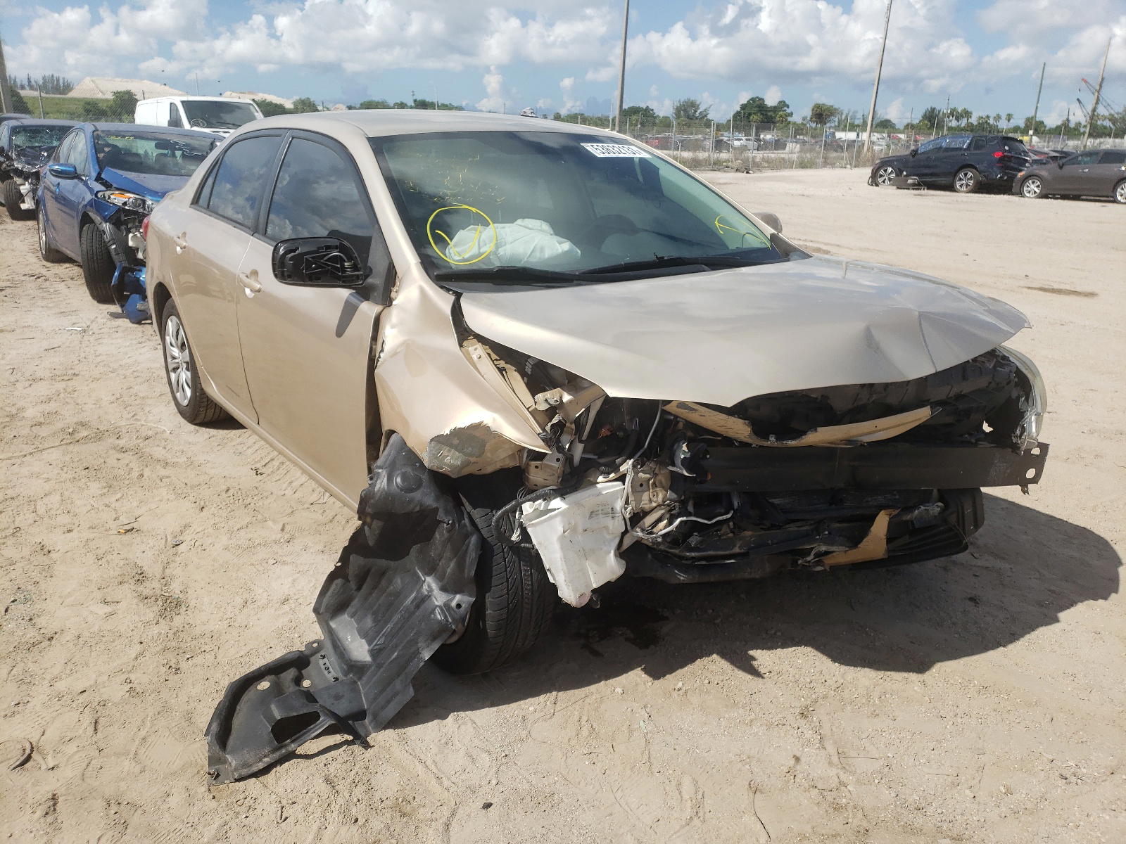 TOYOTA COROLLA BA 2012 with VIN 2T1BU4EE5CC845820 - Photo from auction