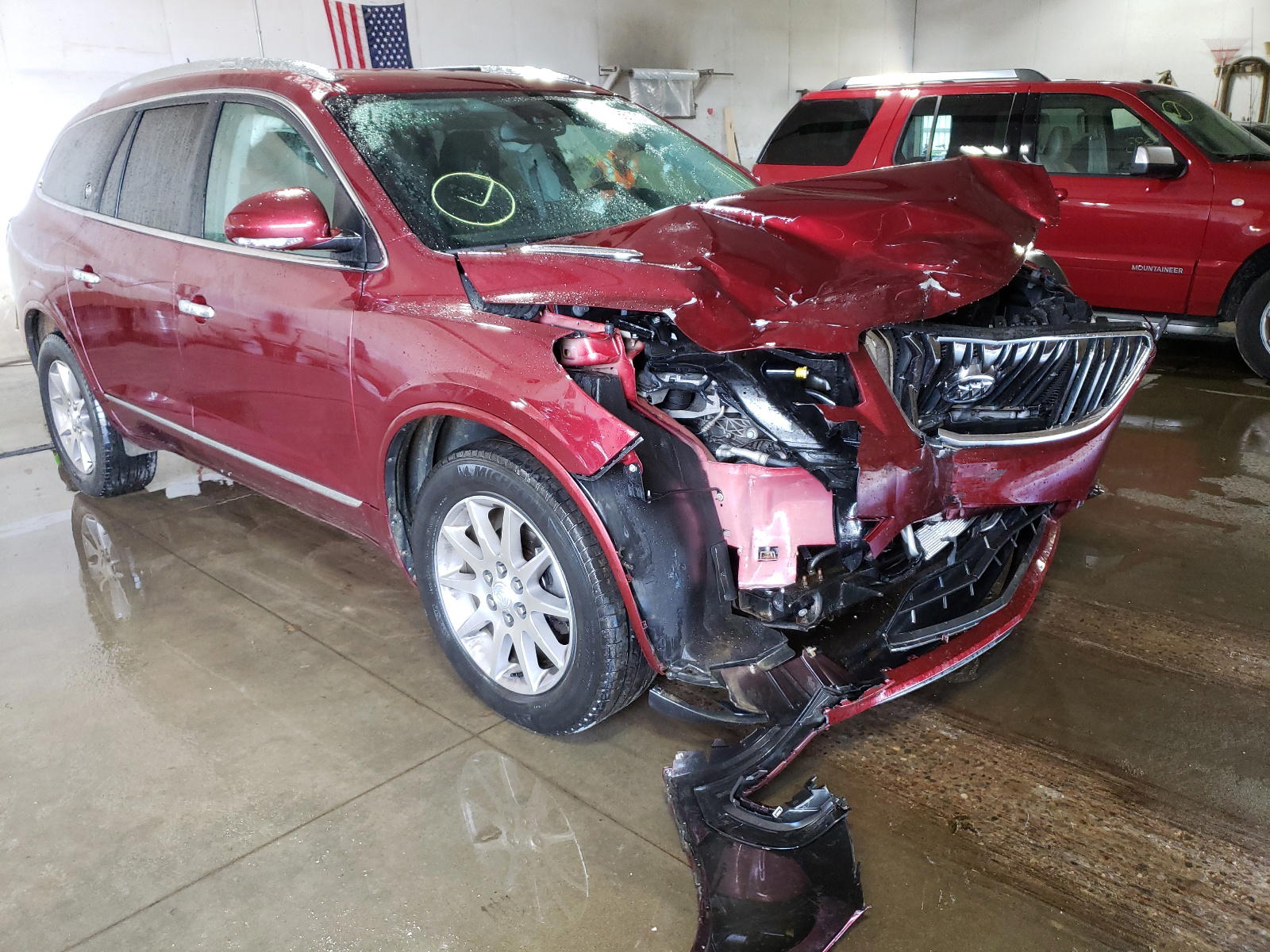 BUICK ENCLAVE 2016 with VIN 5GAKVBKD8GJ305435 - Photo from auction