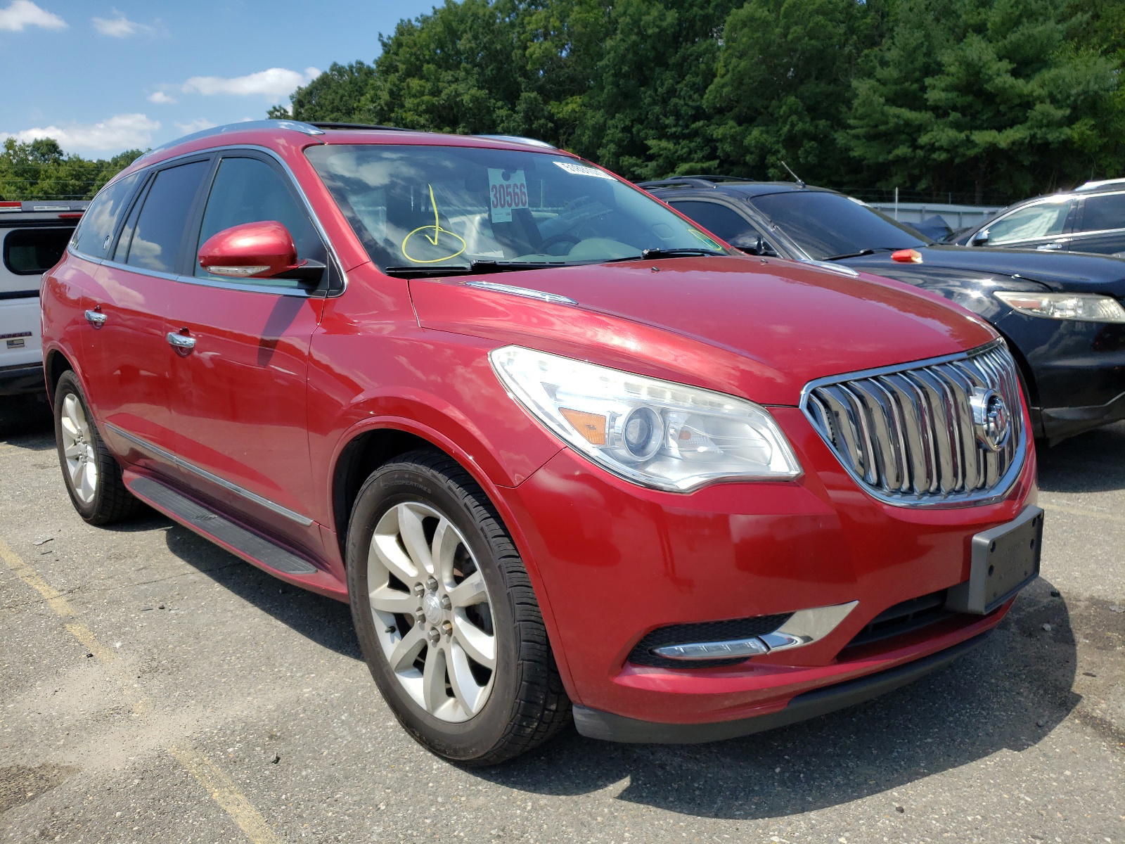 BUICK ENCLAVE 2013 with VIN 5GAKVDKDXDJ260960 - Photo from auction