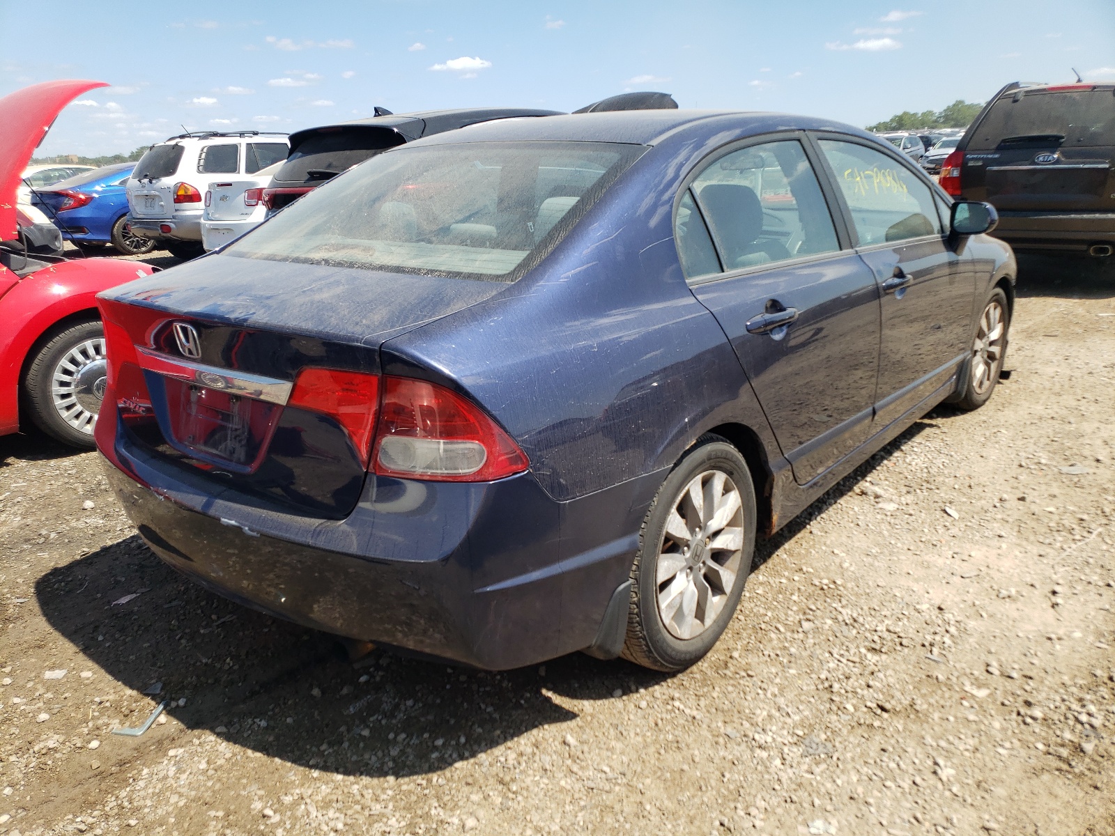 Photo 4 from auction – 2009 HONDA CIVIC EX with VIN 19XFA16889E006045
