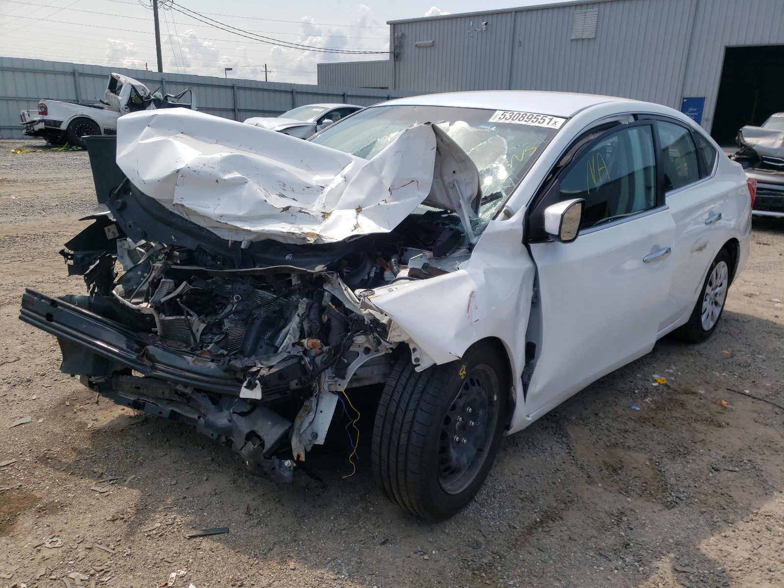 Photo 2 from auction – 2017 NISSAN SENTRA S with VIN 3N1AB7AP1HY378450