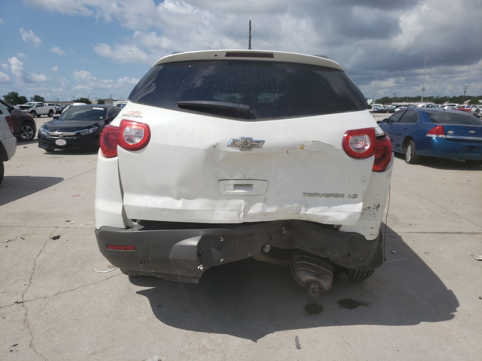 Photo 9 from auction – 2012 CHEVROLET TRAVERSE L with VIN 1GNKREED5CJ388775