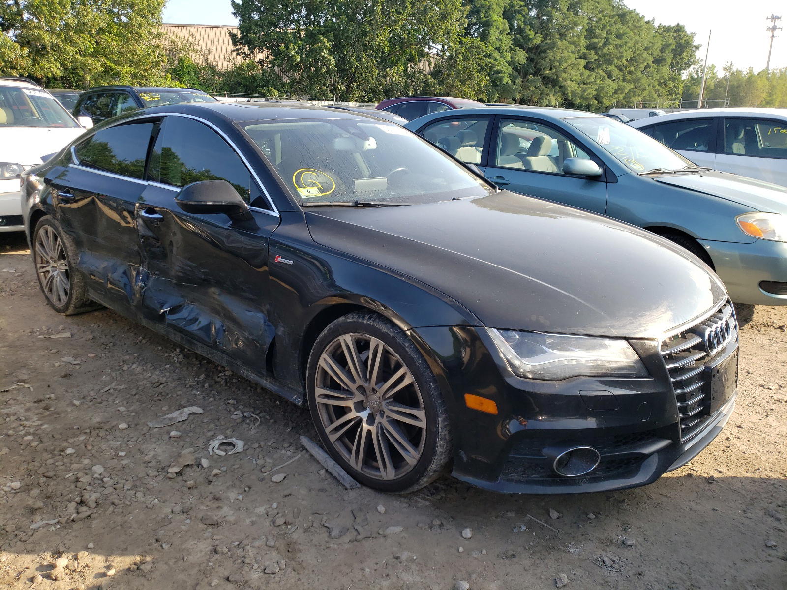 AUDI A7 PRESTIG 2012 with VIN WAUSGAFC0CN001679 - Photo from auction