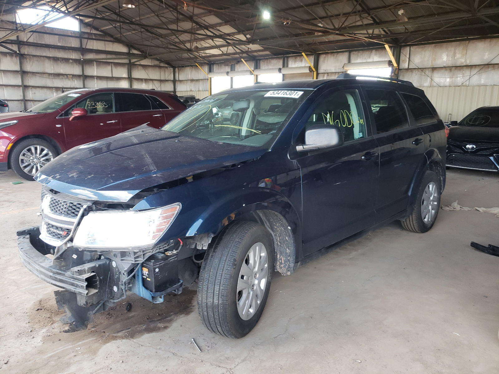 Photo 2 from auction – 2014 DODGE JOURNEY SE with VIN 3C4PDCAB7ET134843