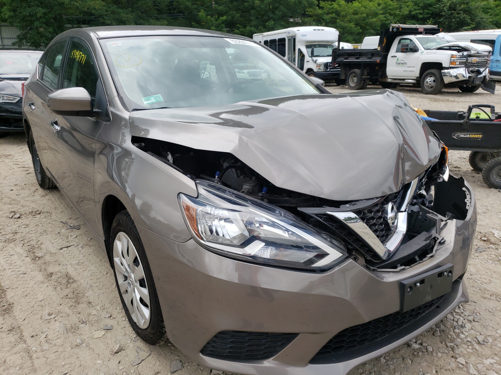 NISSAN SENTRA S 2016 with VIN 3N1AB7AP9GY326692 - Photo from auction