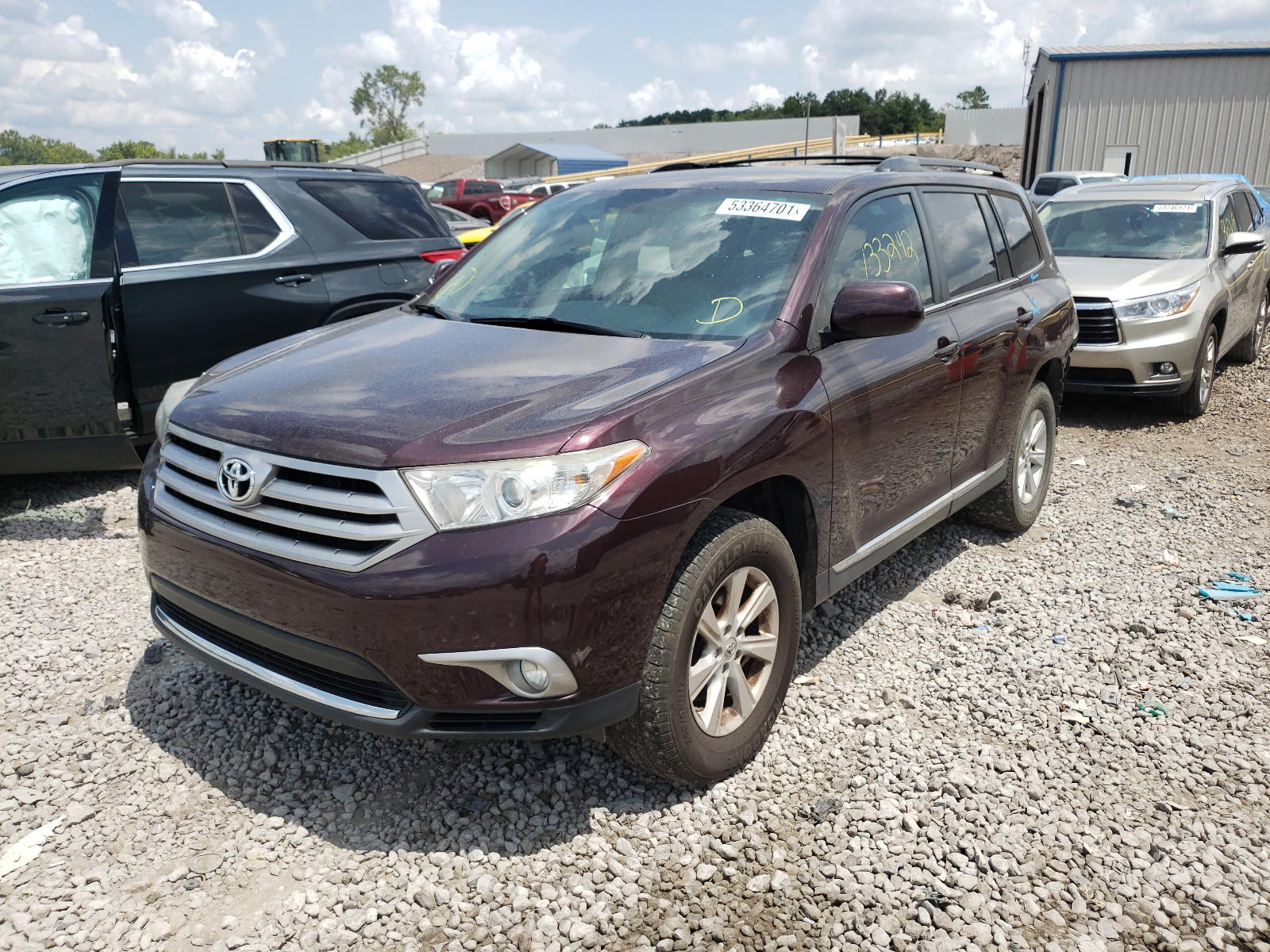 Photo 2 from auction – 2013 TOYOTA HIGHLANDER with VIN 5TDZA3EH1DS043155