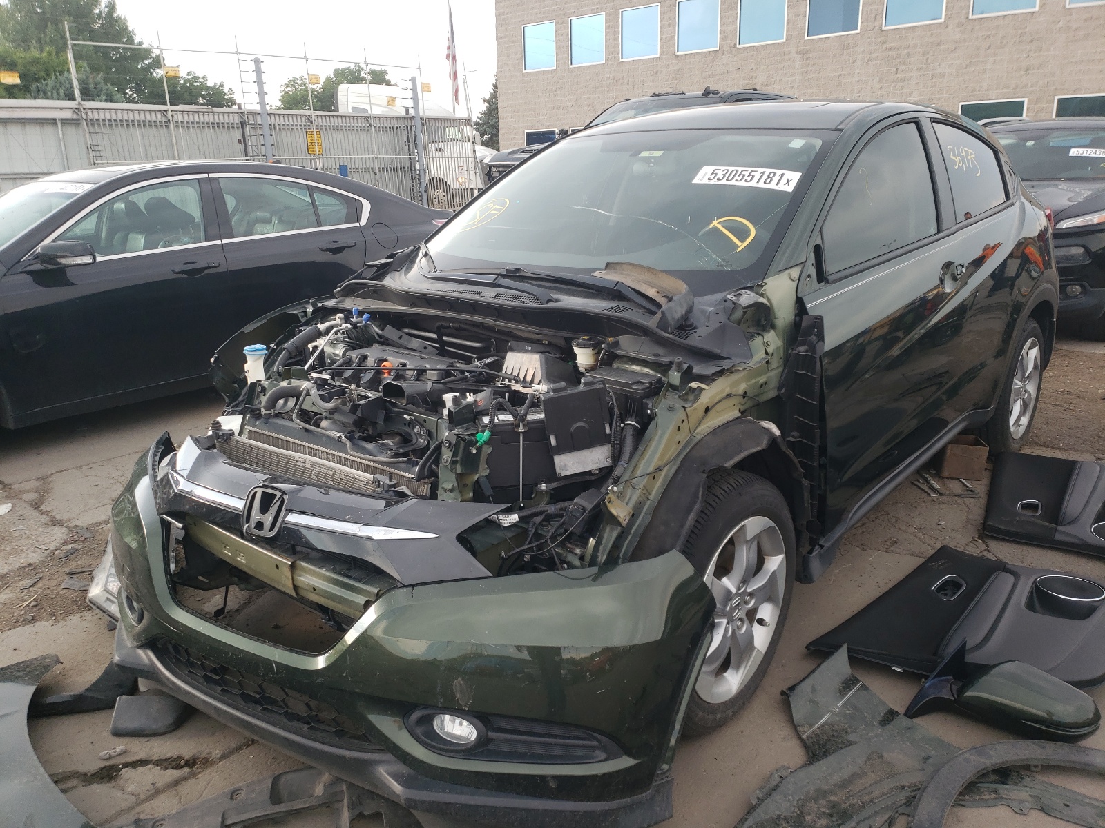 Photo 2 from auction – 2016 HONDA HR-V EX with VIN 3CZRU5G59GM749343