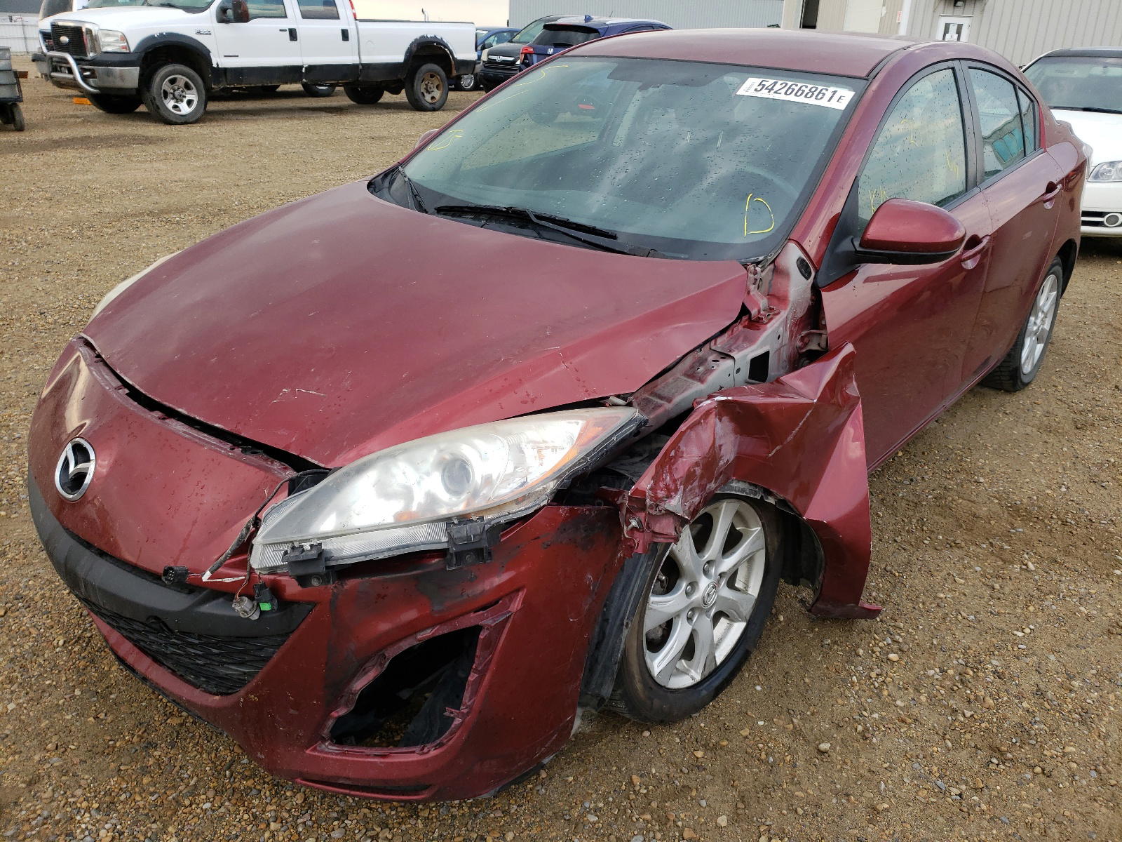 Photo 2 from auction – 2011 MAZDA 3 I with VIN JM1BL1UF8B1397118