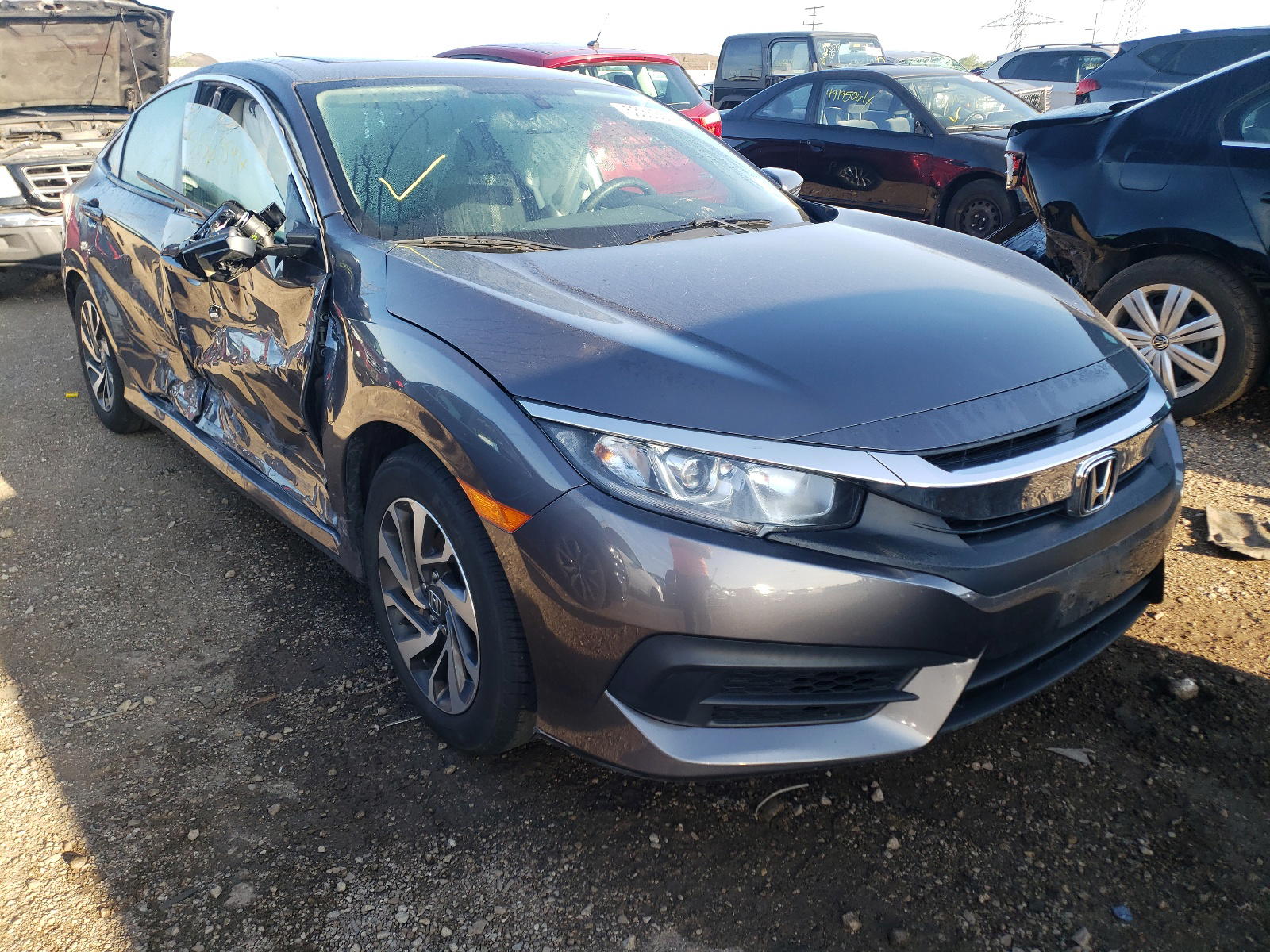 HONDA CIVIC EX 2016 with VIN 19XFC2F77GE047478 - Photo from auction