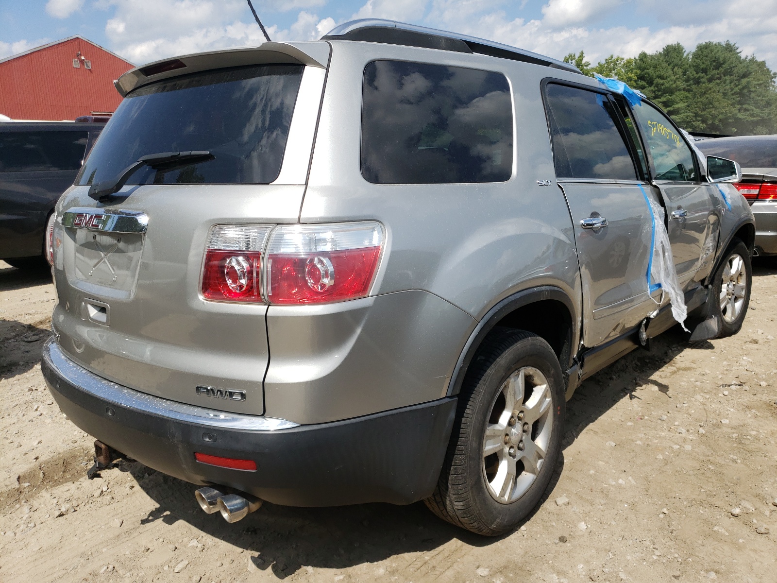 Photo 4 from auction – 2007 GMC ACADIA SLT with VIN 1GKEV23757J139738