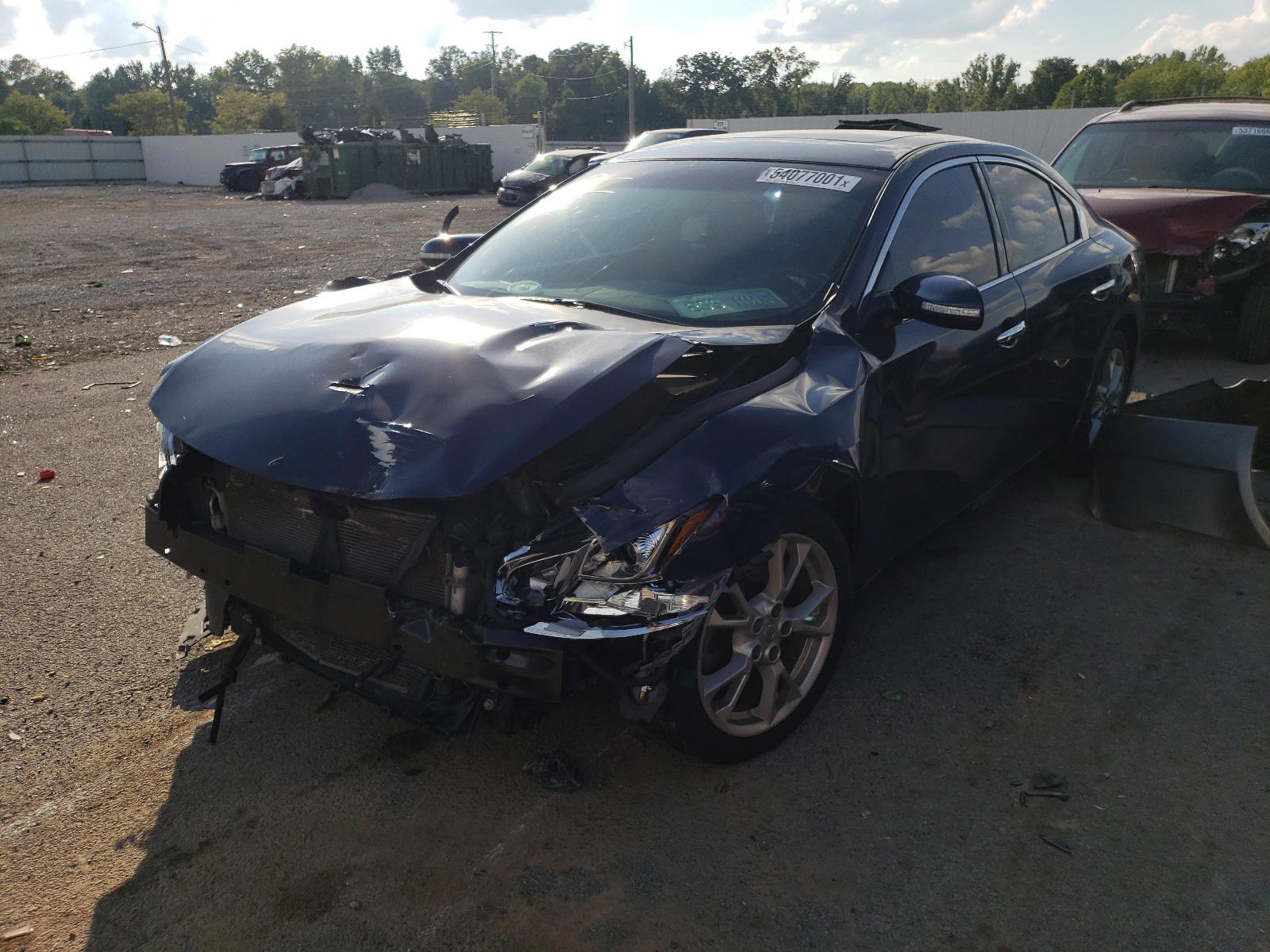 Photo 2 from auction – 2014 NISSAN MAXIMA S with VIN 1N4AA5APXEC436019