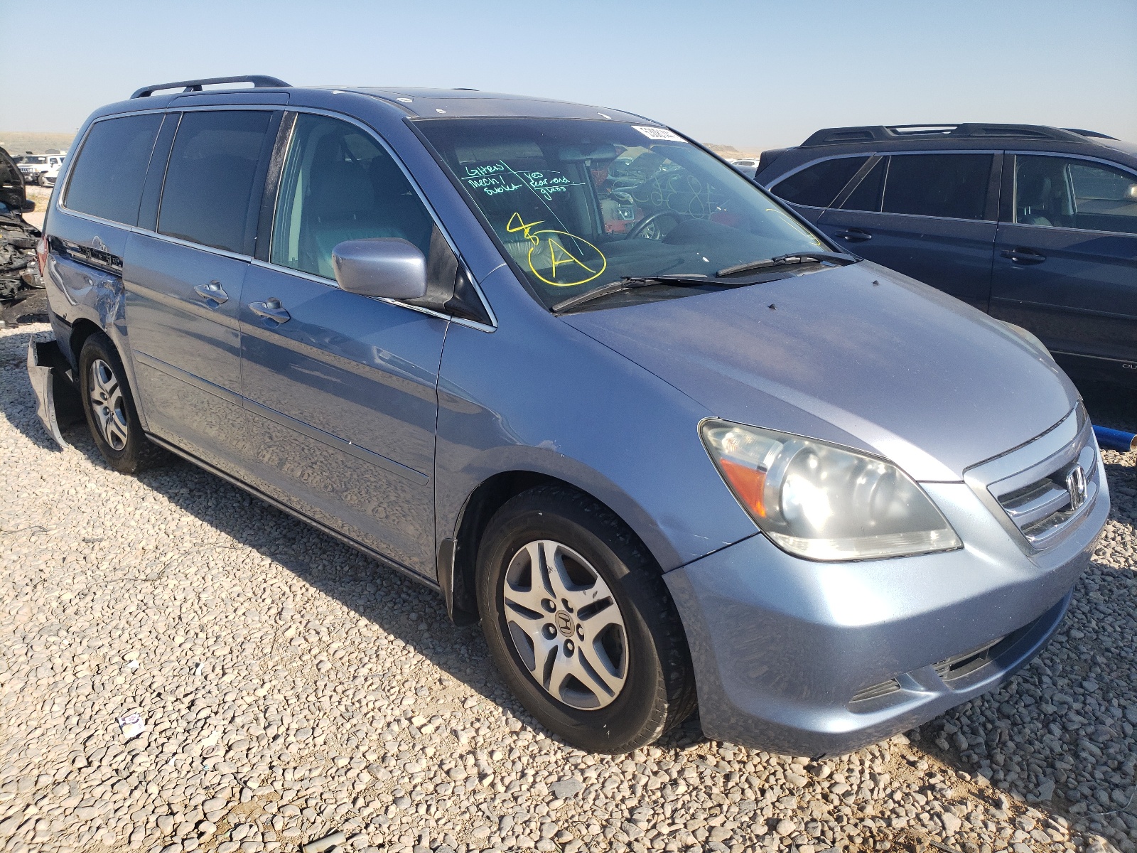Photo 1 from auction – 2007 HONDA ODYSSEY EX with VIN 5FNRL38707B012355