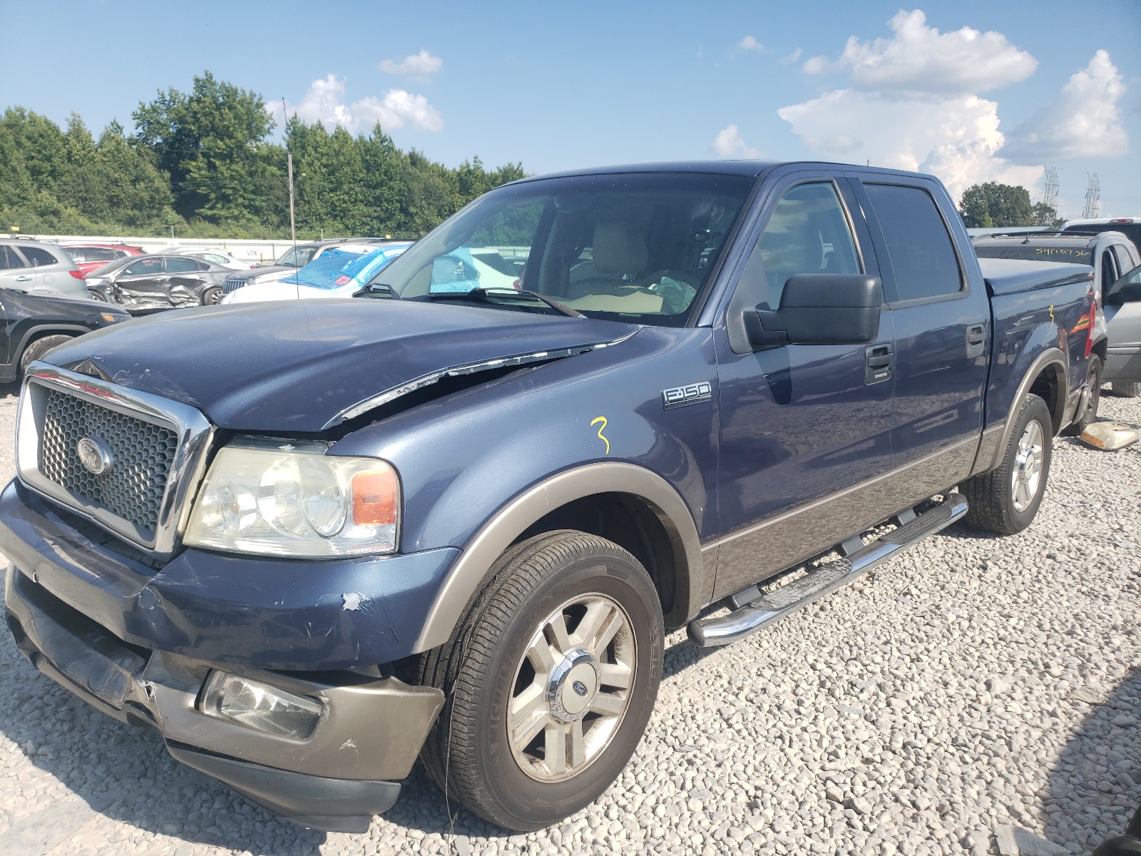 Photo 2 from auction – 2004 FORD F150 SUPER with VIN 1FTPW12594KD07463