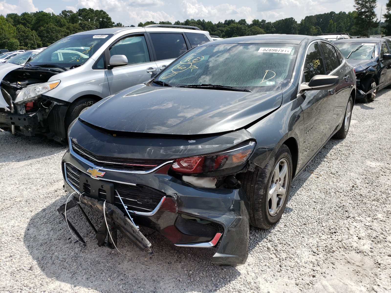 Photo 2 from auction – 2017 CHEVROLET MALIBU LS with VIN 1G1ZB5ST1HF269647