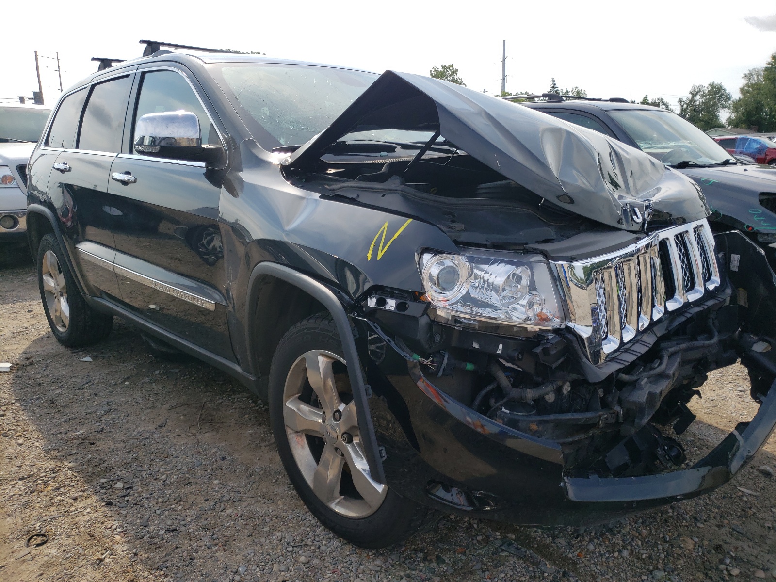 JEEP GRAND CHER 2012 with VIN 1C4RJFCT1CC184624 - Photo from auction