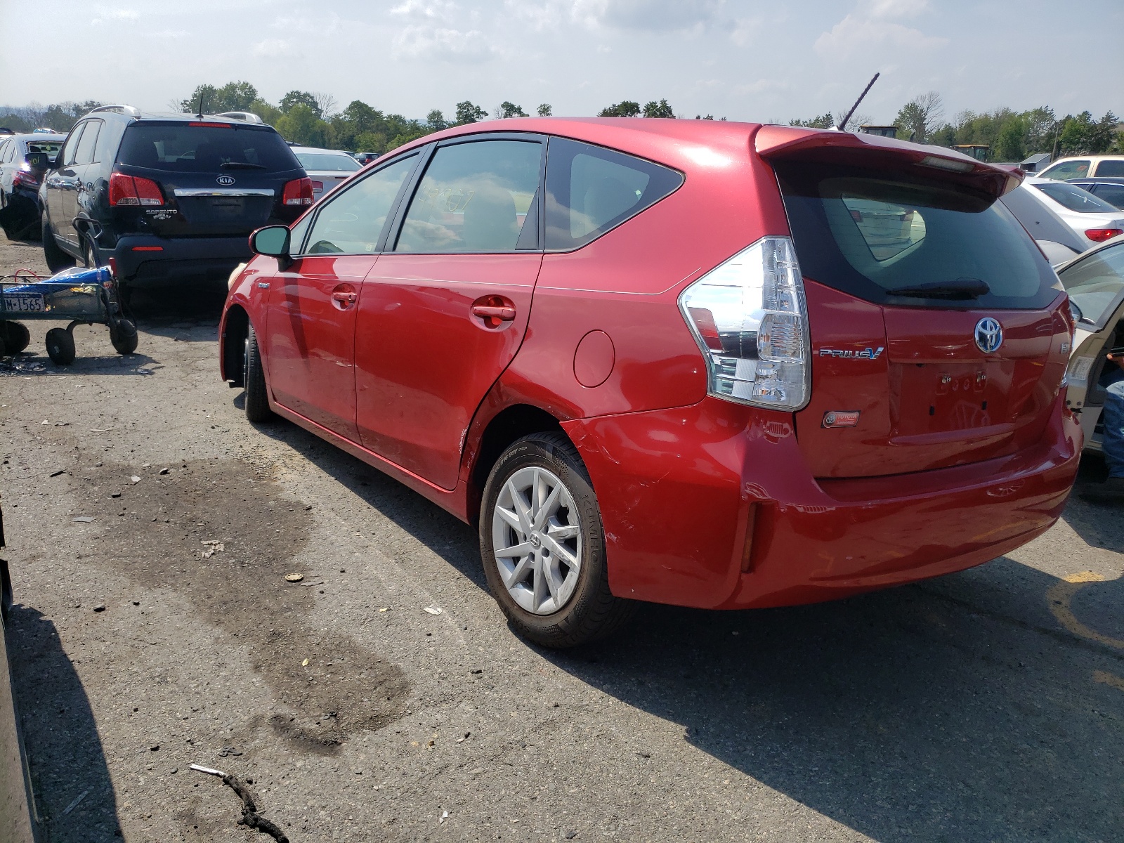 Photo 3 from auction – 2012 TOYOTA PRIUS V with VIN JTDZN3EU9C3122588