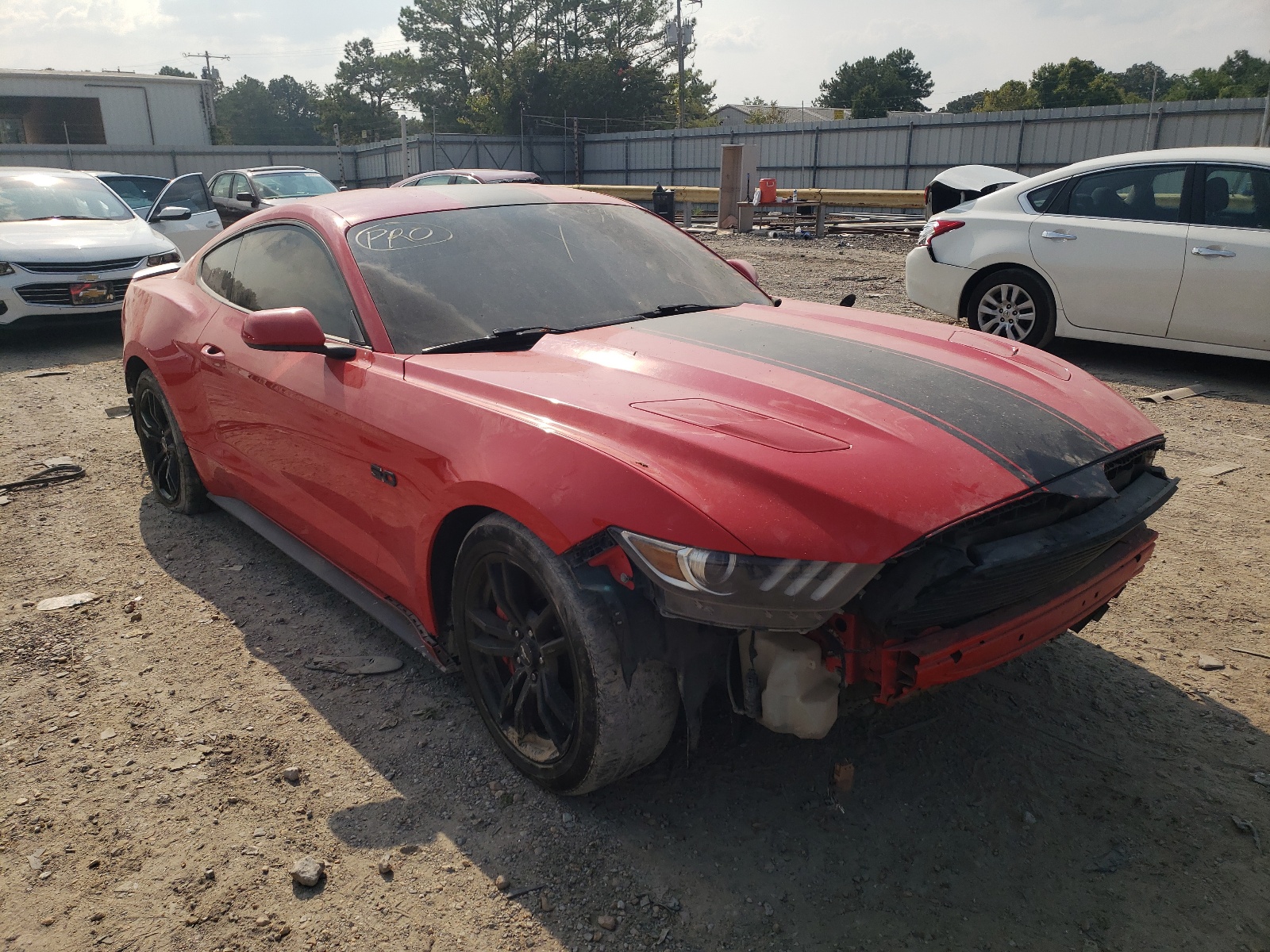 FORD MUSTANG GT 2015 with VIN 1FA6P8CF2F5321009 - Photo from auction