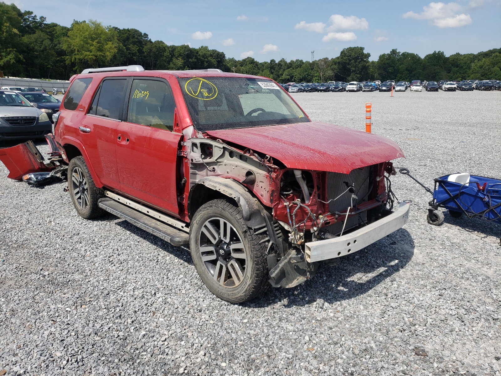 Zdjęcie 1 z aukcji – 2016 TOYOTA 4RUNNER SR z VIN JTEBU5JR7G5301008