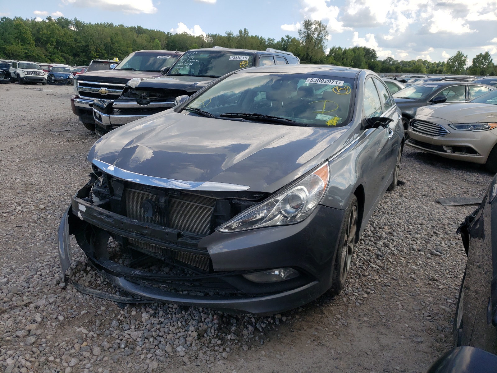 Photo 2 from auction – 2014 HYUNDAI SONATA SE with VIN 5NPEC4AC4EH918597
