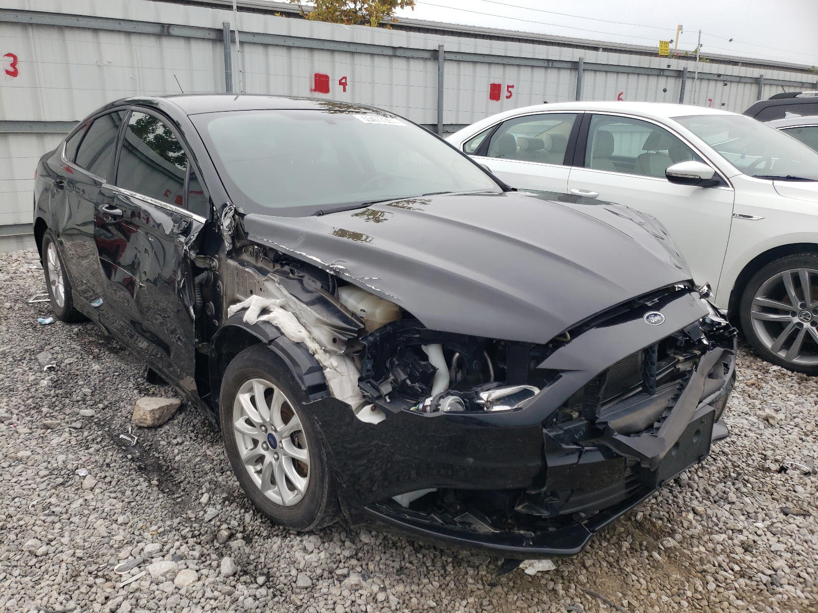 FORD FUSION S 2017 with VIN 3FA6P0G72HR213428 - Photo from auction