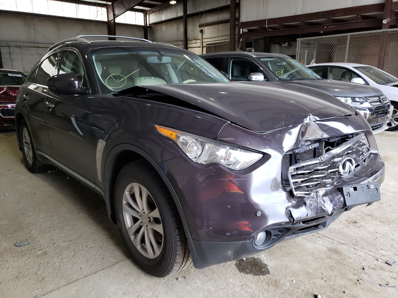 INFINITI FX35 2009 with VIN JNRAS18W09M155425 - Photo from auction