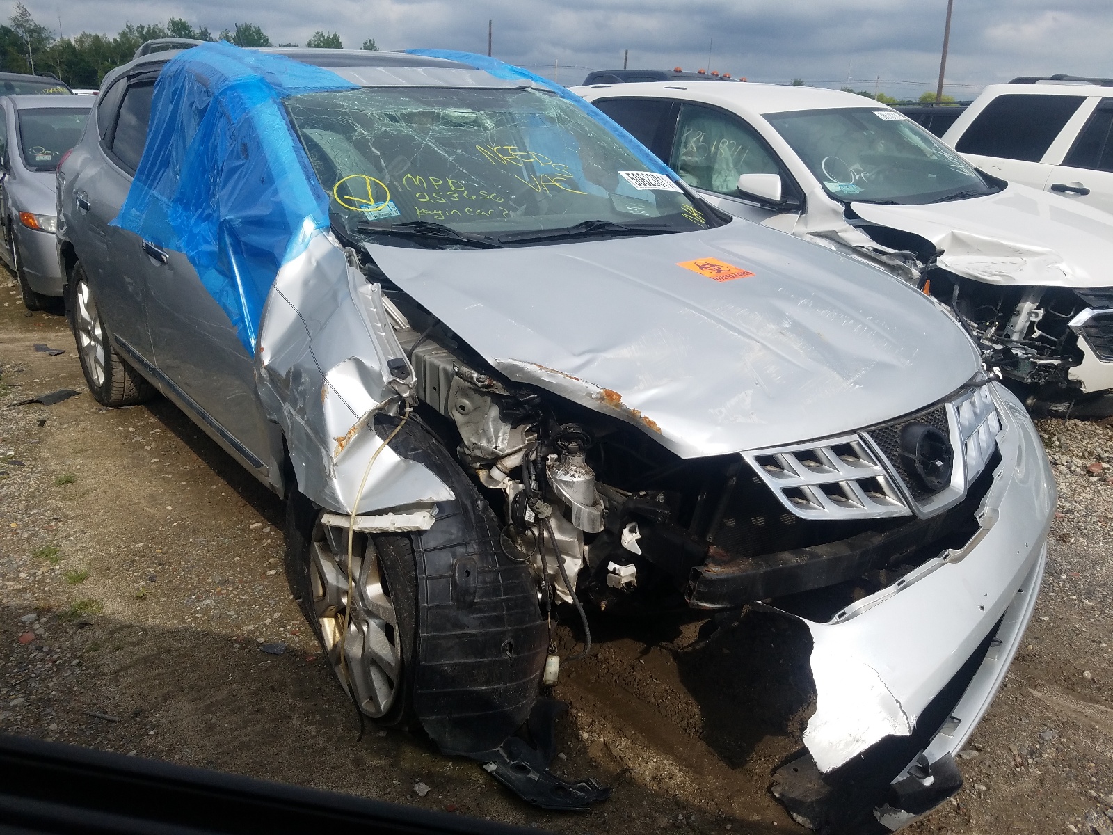 NISSAN ROGUE S 2012 with VIN JN8AS5MV3CW407818 - Photo from auction