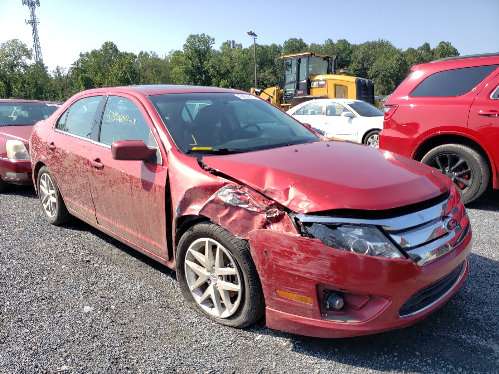FORD FUSION SEL 2010 with VIN 3FAHP0JG3AR428100 - Photo from auction