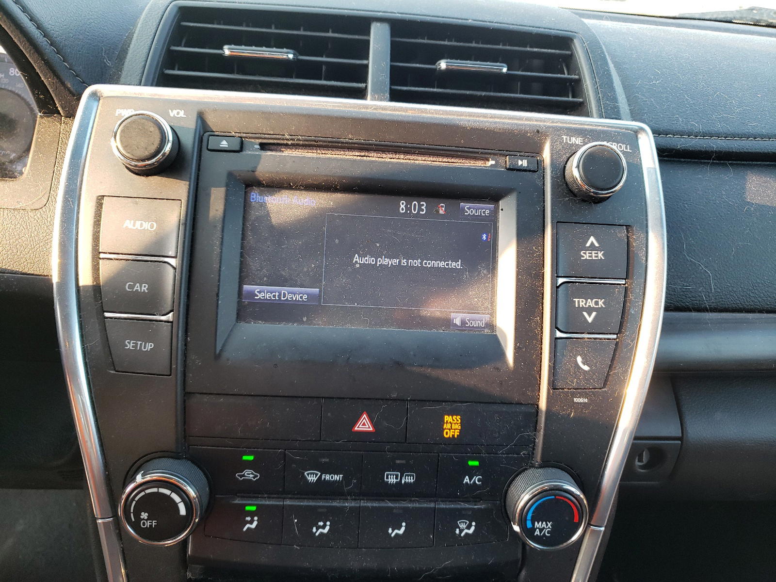Photo 9 from auction – 2016 TOYOTA CAMRY LE with VIN 4T1BF1FK6GU124231
