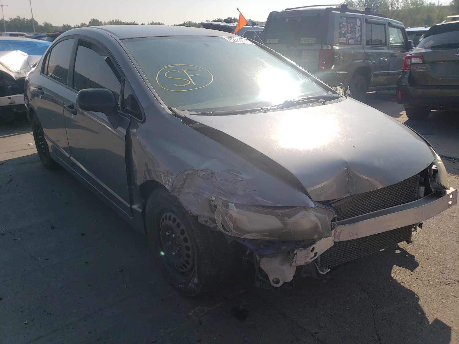 Photo 1 from auction – 2010 HONDA CIVIC VP with VIN 19XFA1F36AE070917