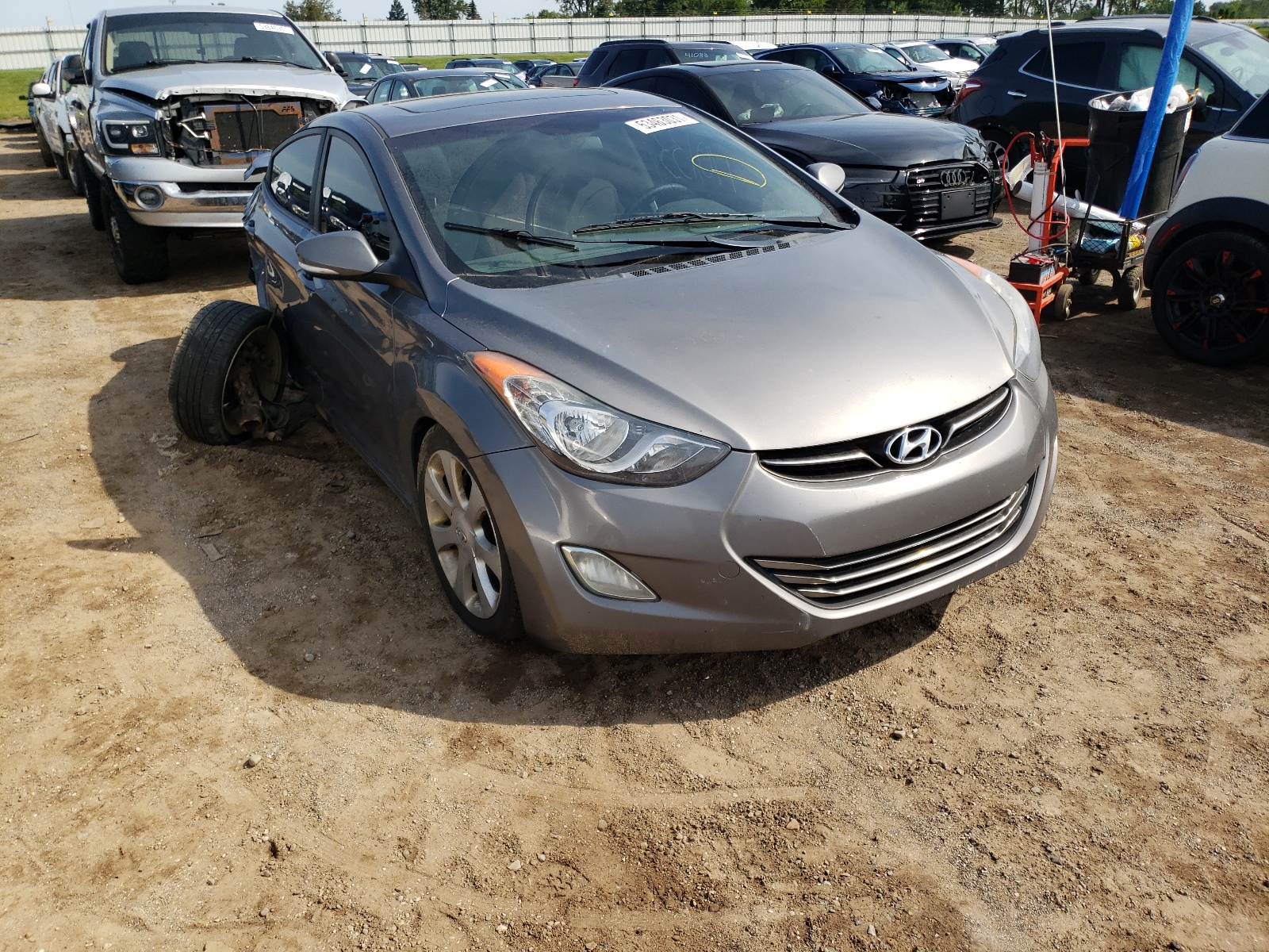HYUNDAI ELANTRA GL 2011 with VIN 5NPDH4AE8BH050632 - Photo from auction