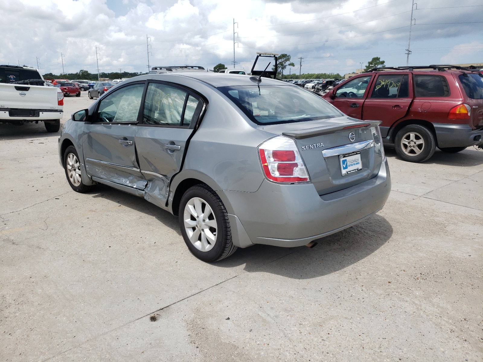 Photo 3 from auction – 2012 NISSAN SENTRA 2.0 with VIN 3N1AB6AP8CL696808