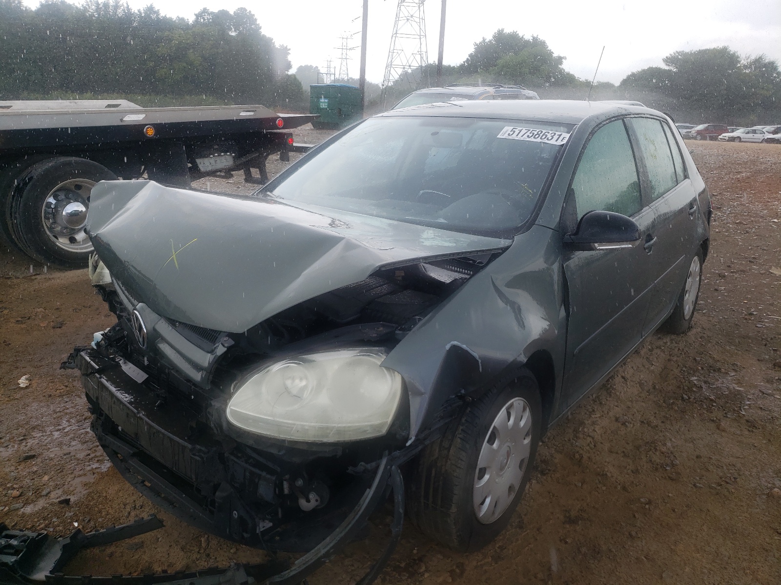 Photo 2 from auction – 2008 VOLKSWAGEN RABBIT with VIN WVWDA71K78W254322