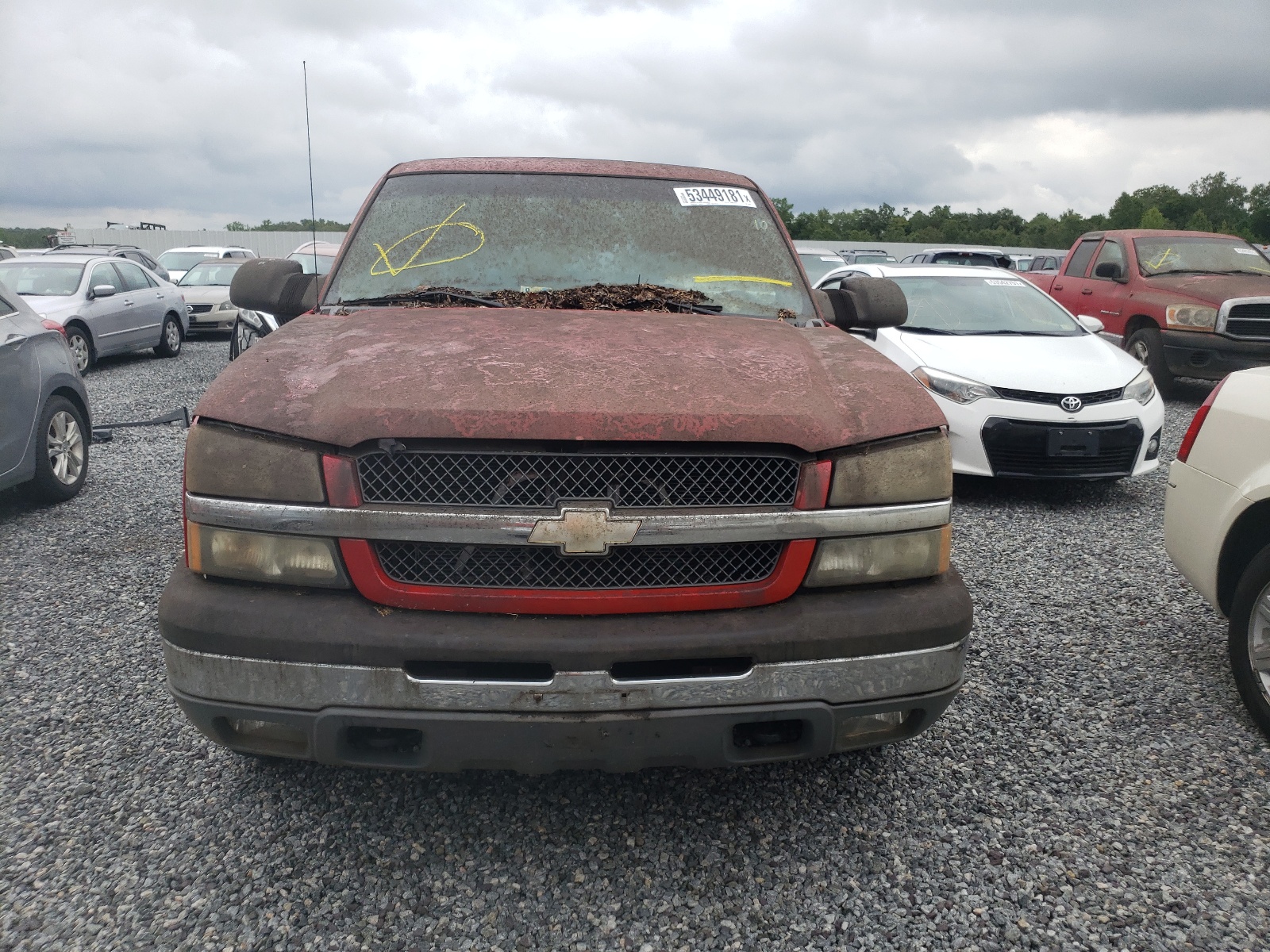 Photo 9 from auction – 2003 CHEVROLET SILVERADO with VIN 1GCGK29U03Z307792