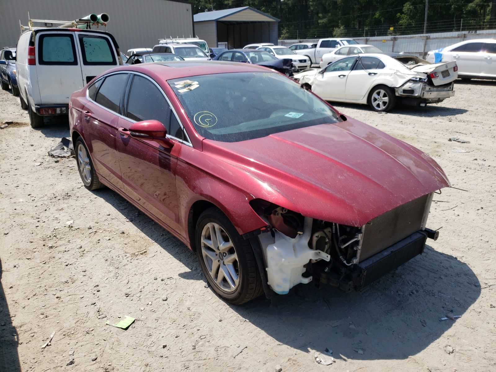 Zdjęcie 1 z aukcji – 2016 FORD FUSION SE z VIN 3FA6P0HDXGR128730