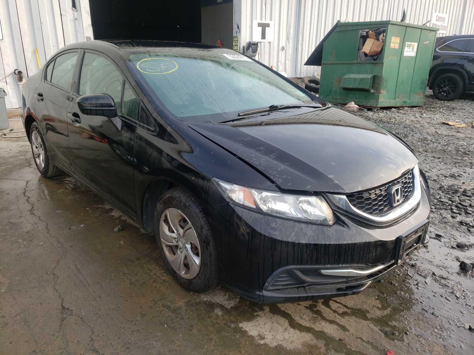 HONDA CIVIC LX 2014 with VIN 19XFB2F51EE253524 - Photo from auction