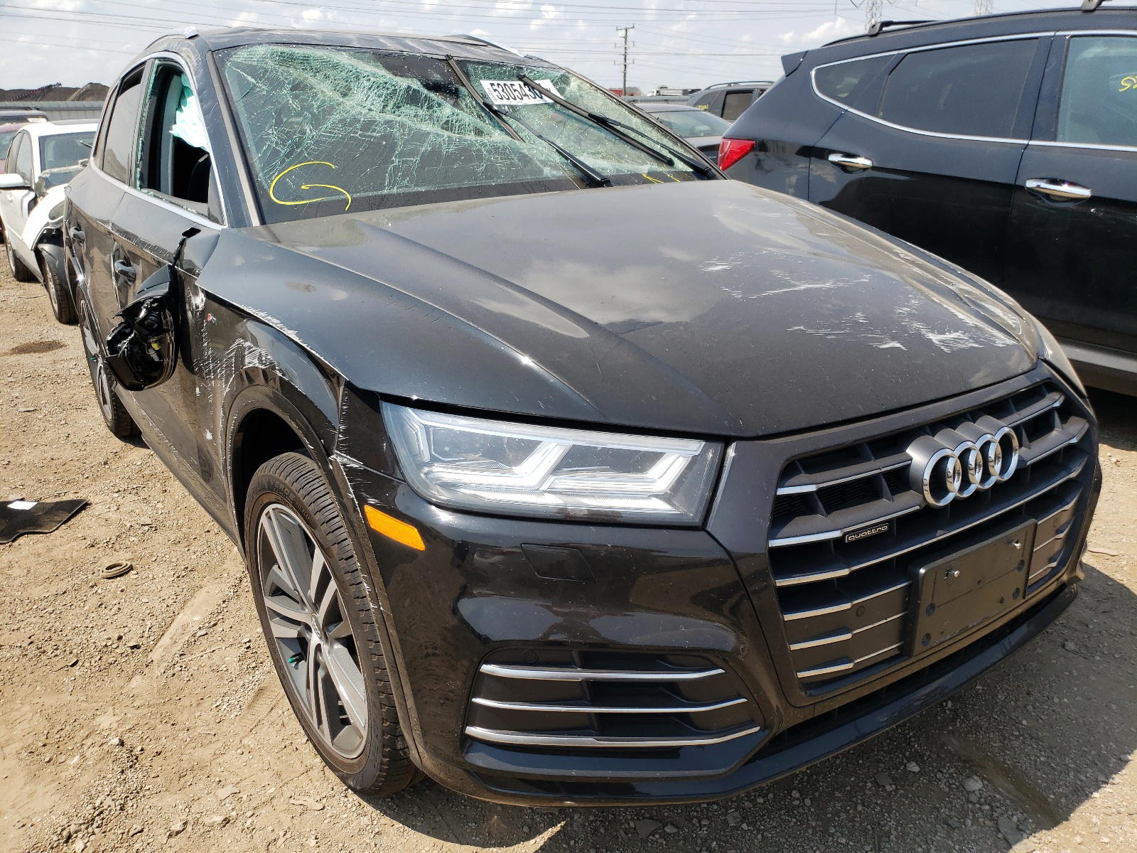 AUDI Q5 E PREMI 2020 with VIN WA1E2AFY5L2040774 - Photo from auction