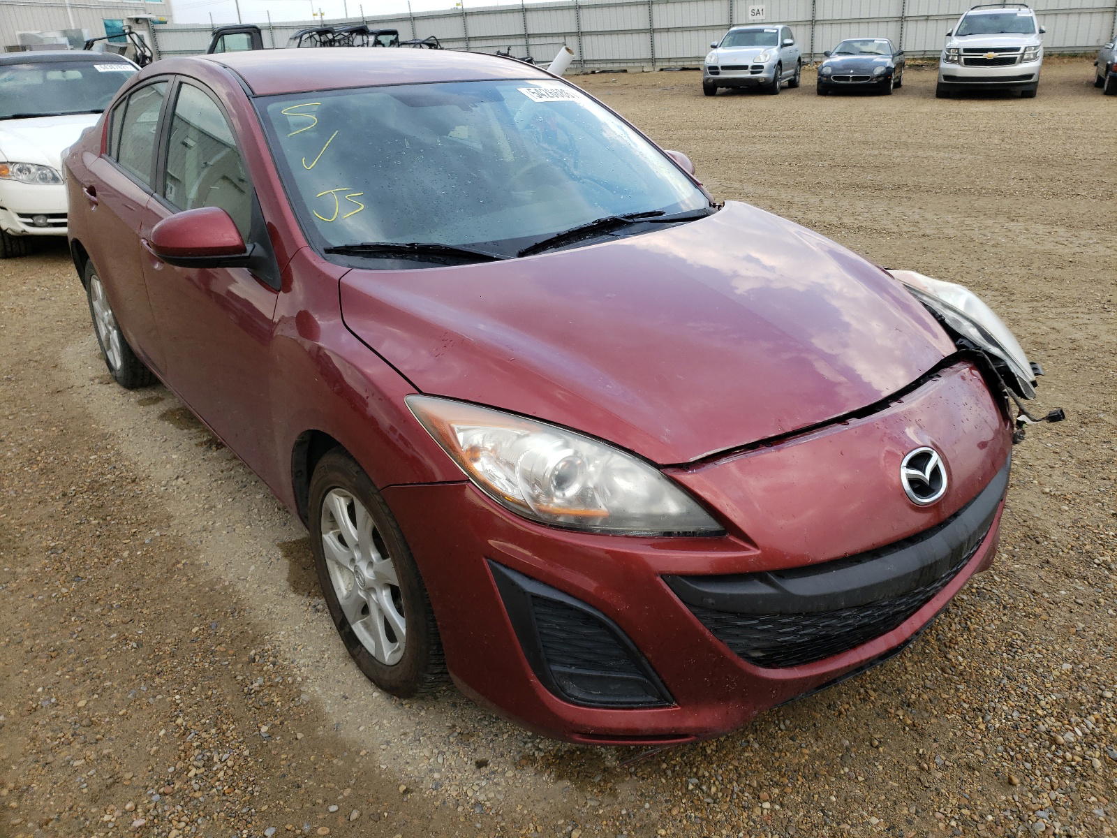 MAZDA 3 I 2011 with VIN JM1BL1UF8B1397118 - Photo from auction