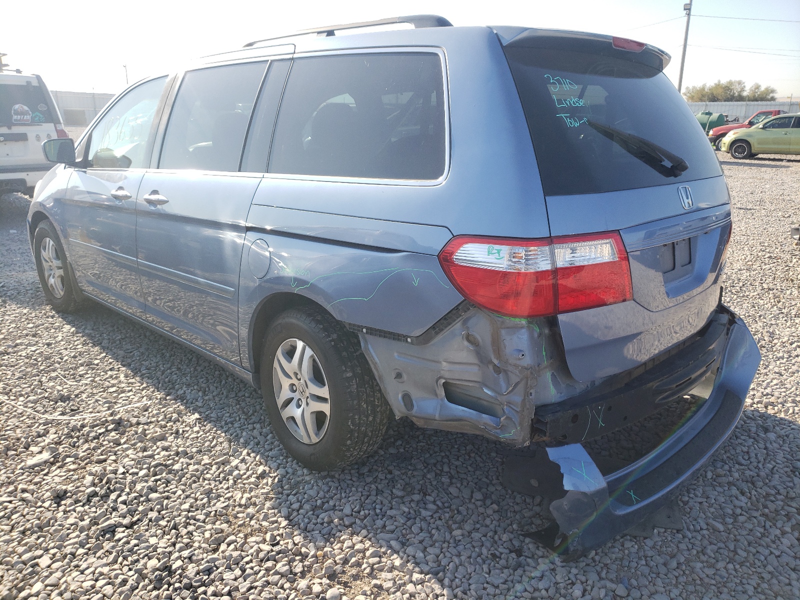 Photo 3 from auction – 2007 HONDA ODYSSEY EX with VIN 5FNRL38707B012355