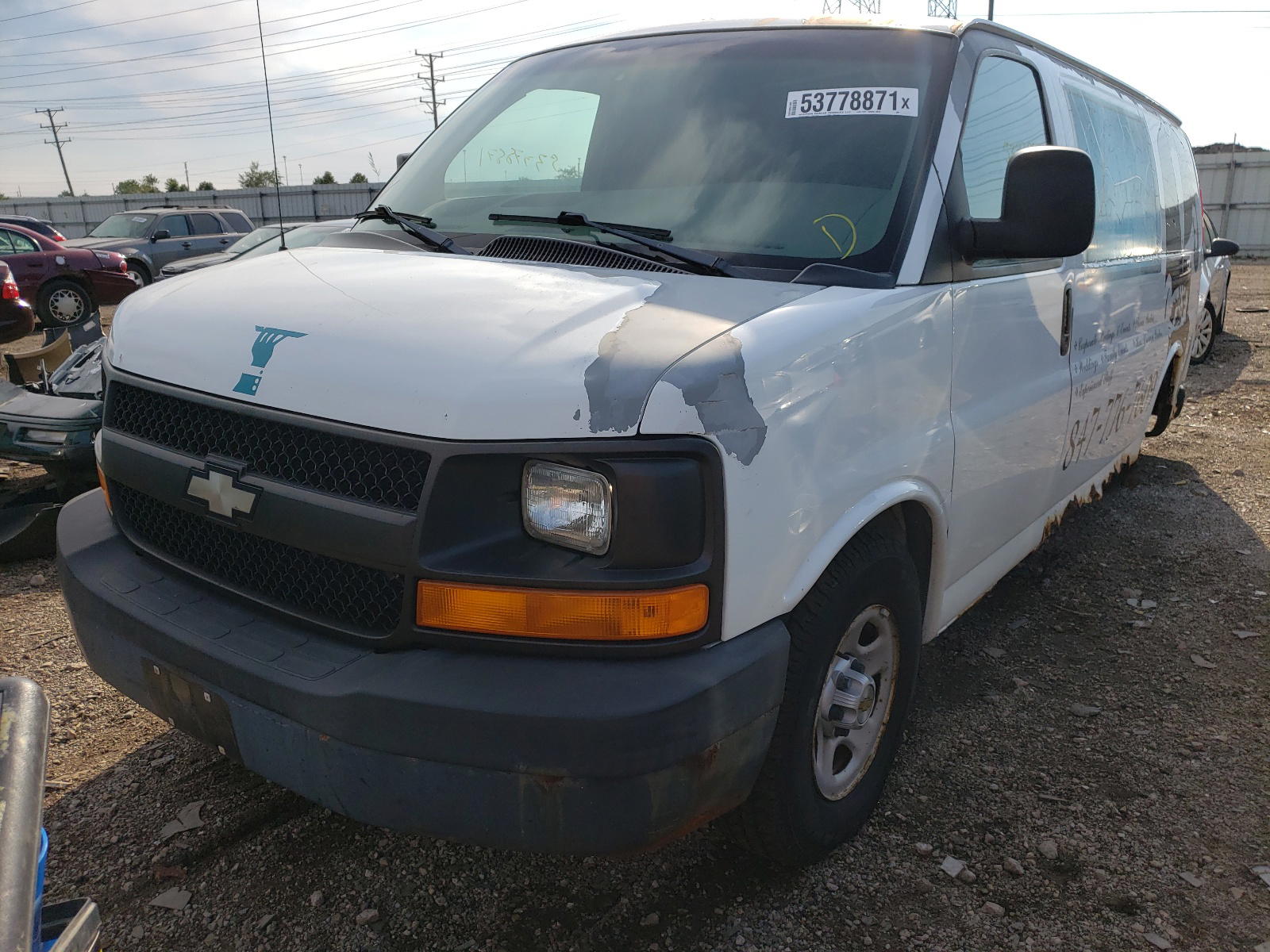 Photo 2 from auction – 2003 CHEVROLET EXPRESS with VIN 1GCEG15X931210639