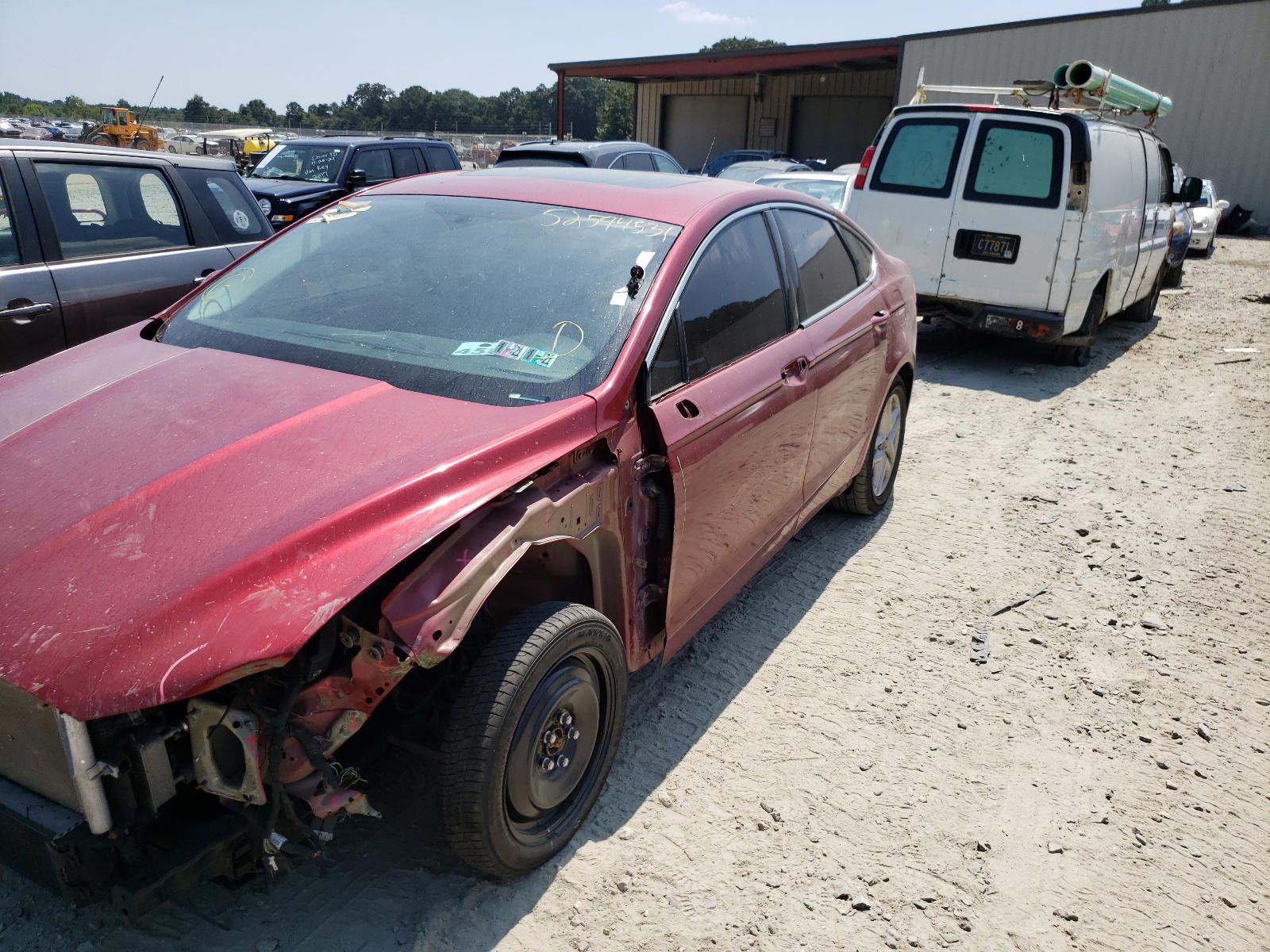 Photo 10 from auction – 2016 FORD FUSION SE with VIN 3FA6P0HDXGR128730