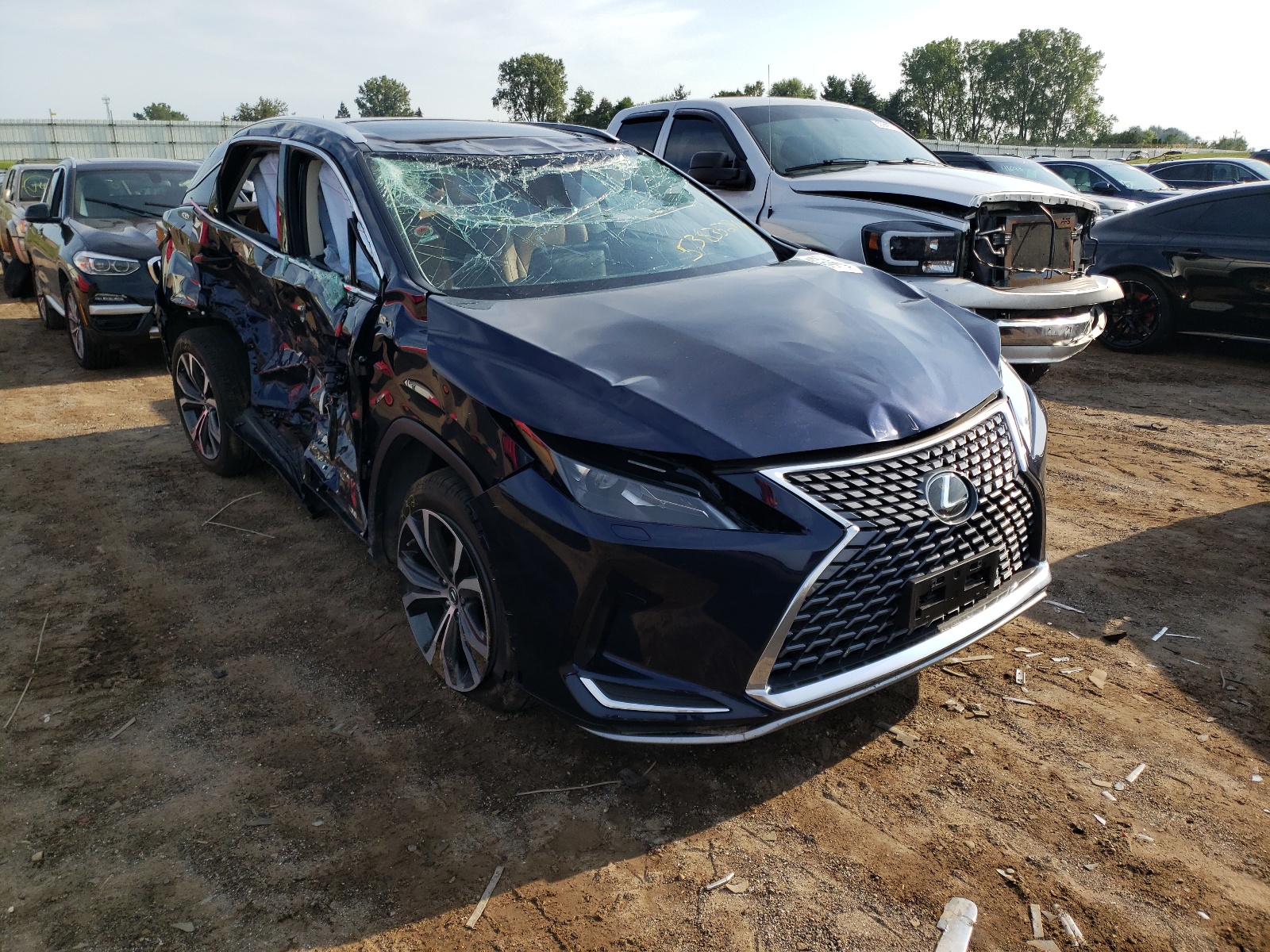 LEXUS RX 350 2021 with VIN 2T2HZMDAXMC278267 - Photo from auction