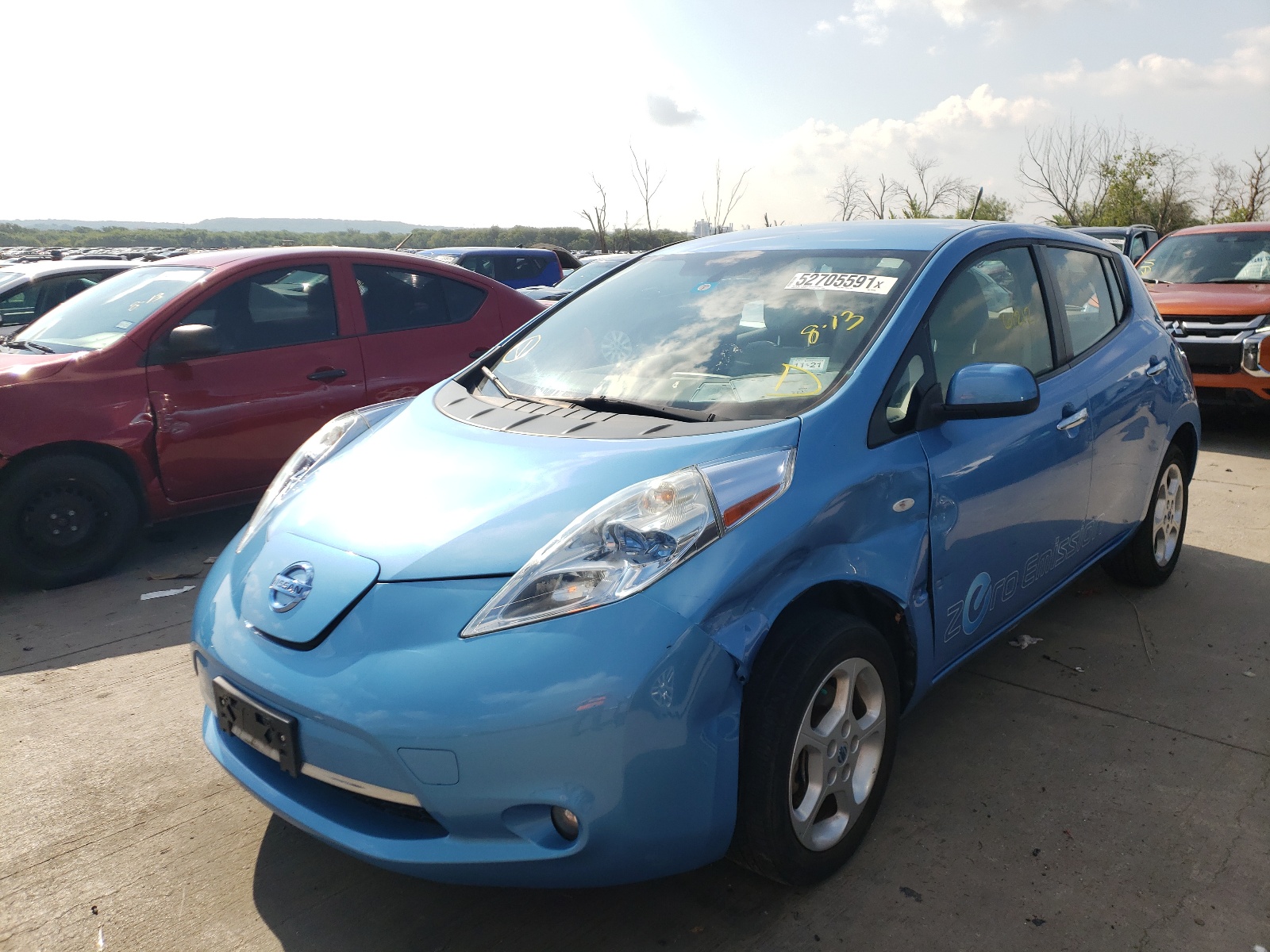 Photo 2 from auction – 2012 NISSAN LEAF SV with VIN JN1AZ0CP3CT024978